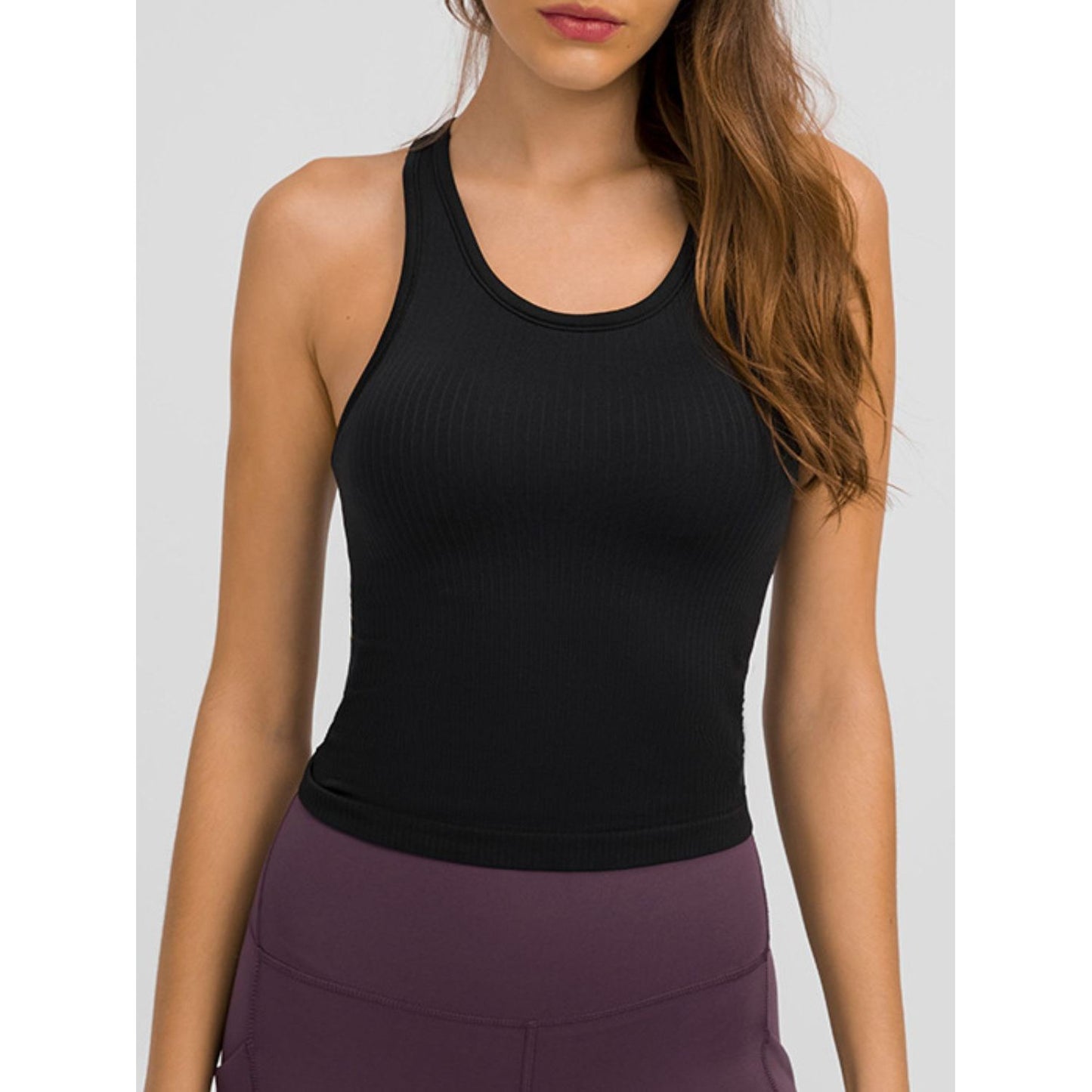 Round Neck Racerback Active Tank