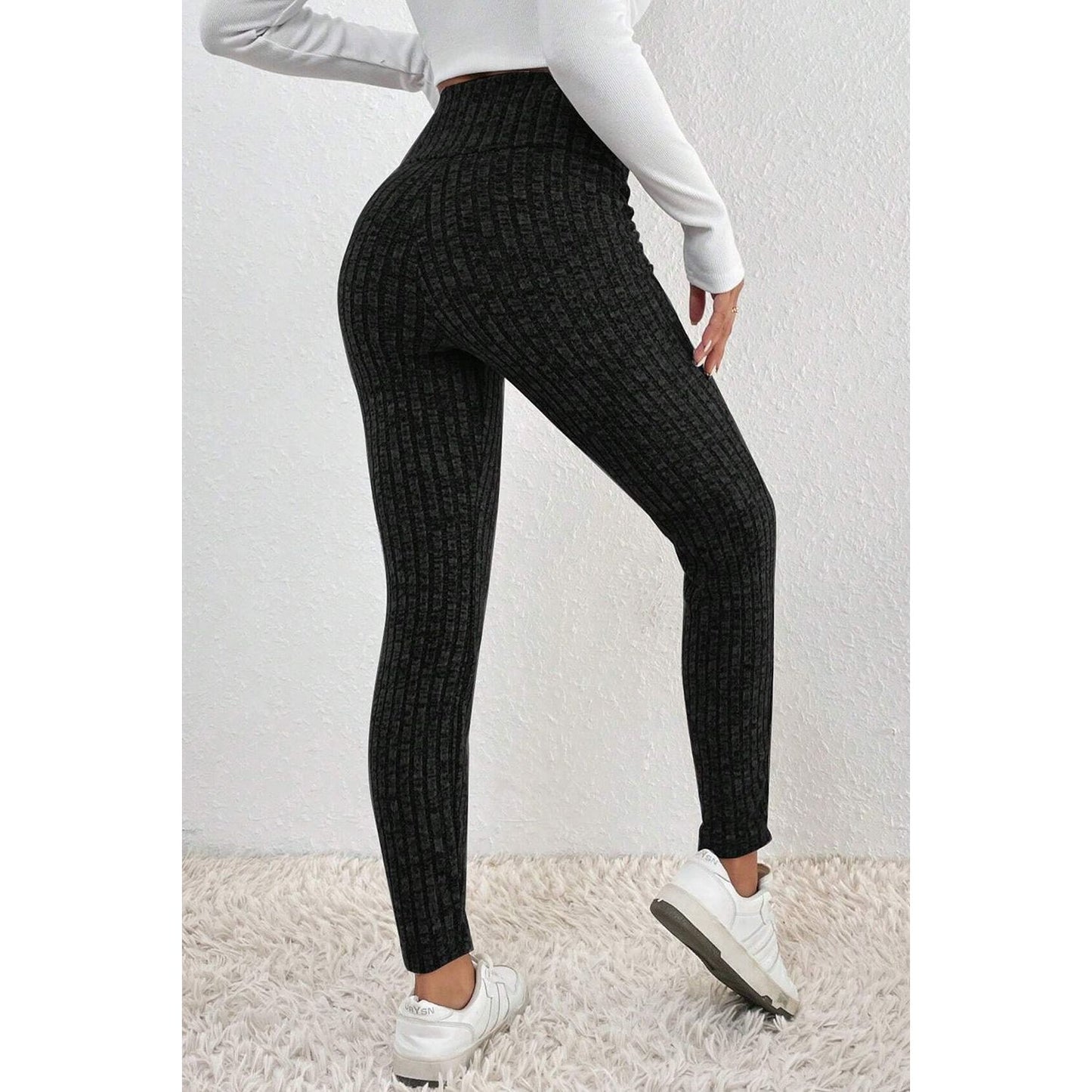 Ribbed High Waist Leggings