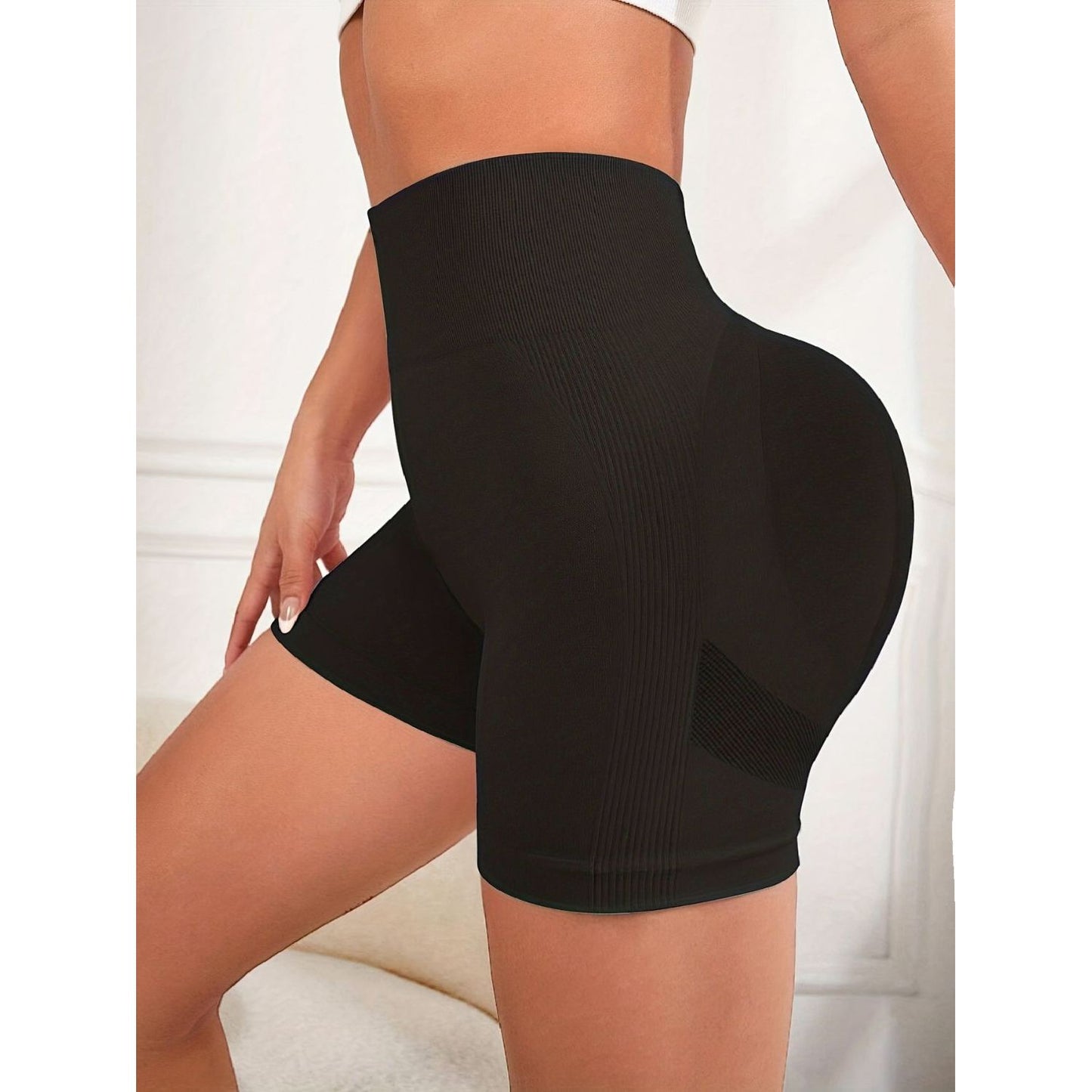 High Waist Active Shorts