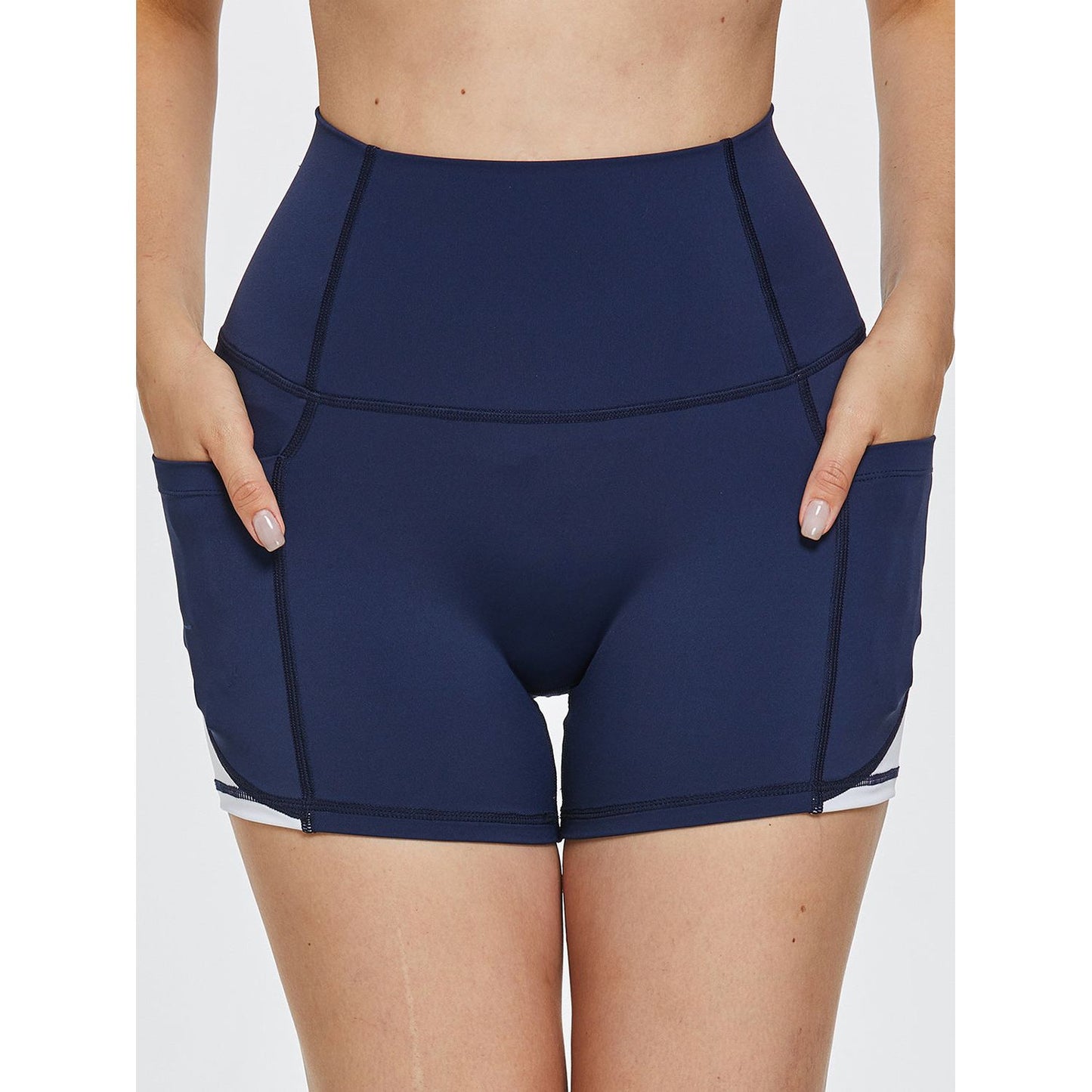 High Waist Active Shorts