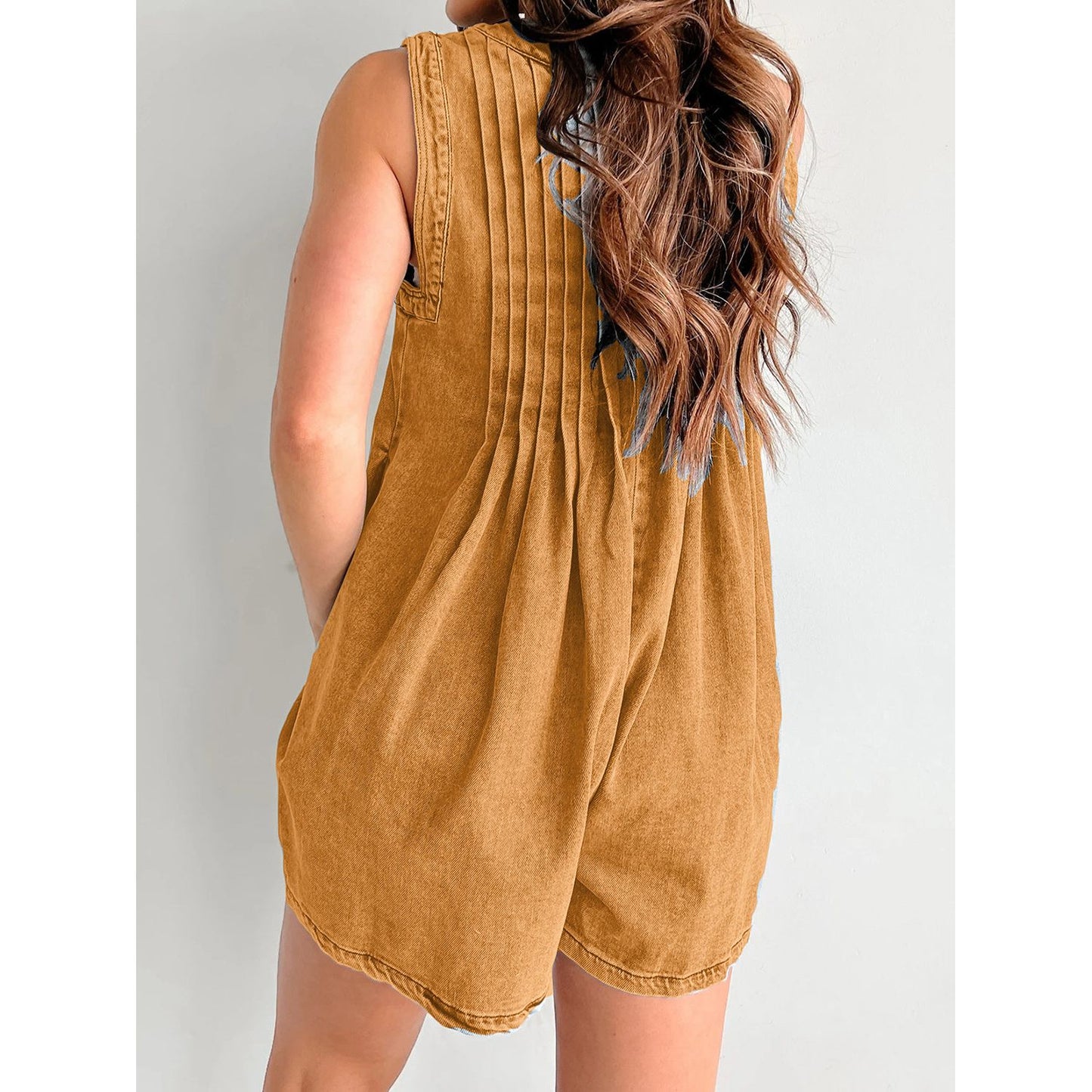 Tied Romper with Pockets