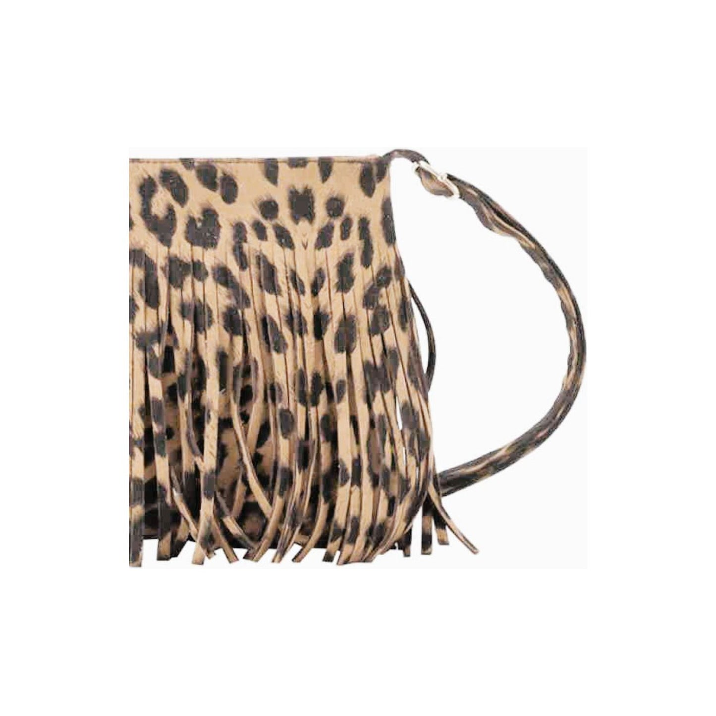 Adored PU Leather Crossbody Bag with Fringe