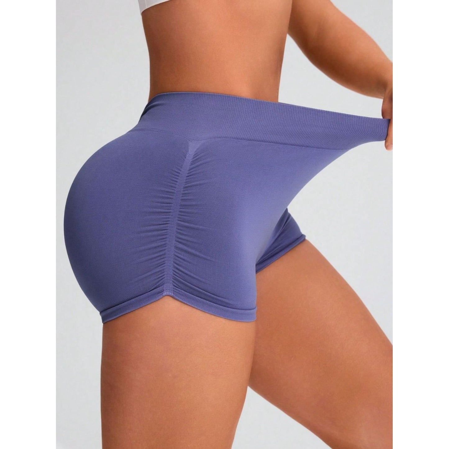 Elastic Waist Active Shorts