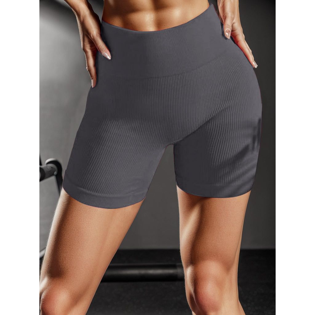 High Waist Active Shorts