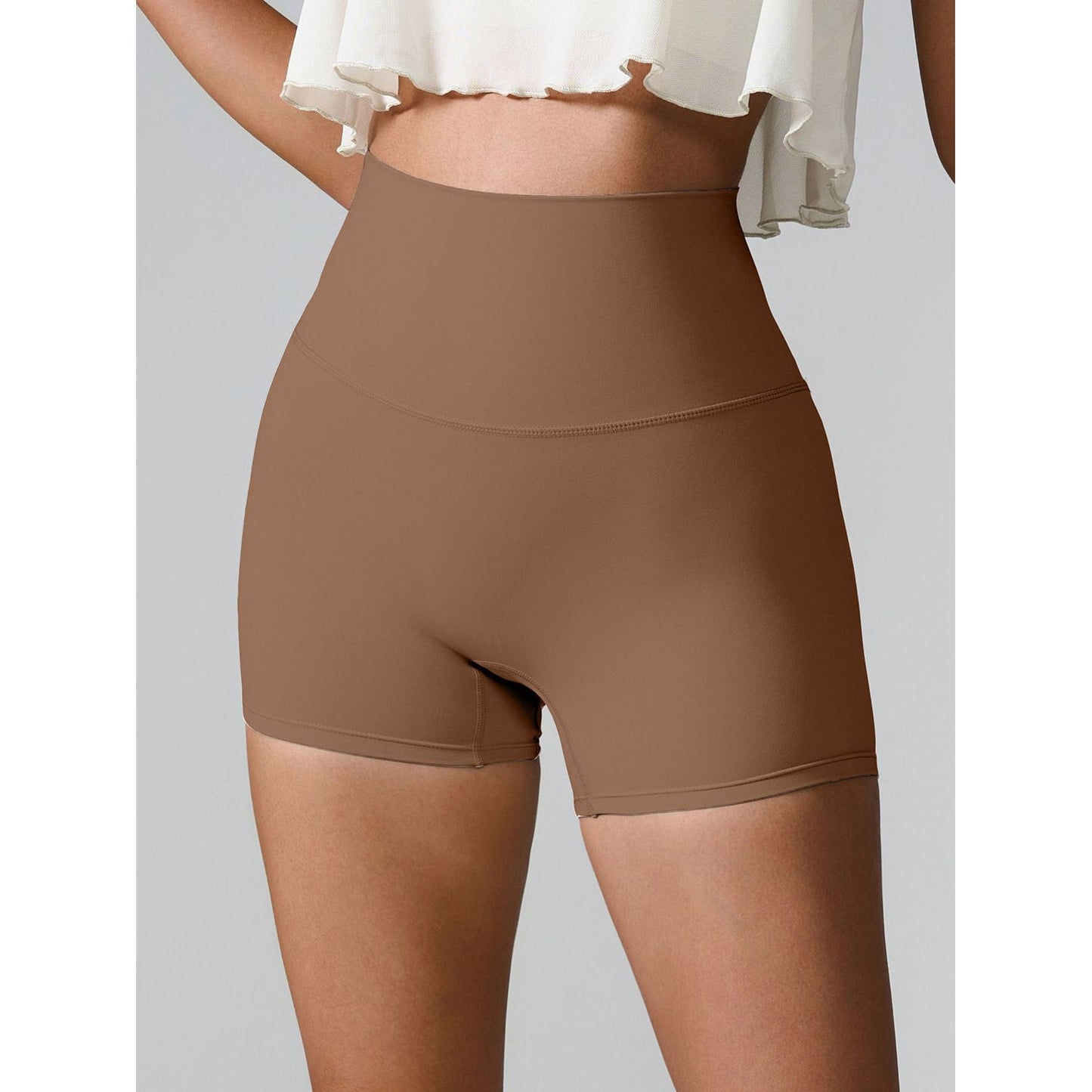 High Waist Active Shorts