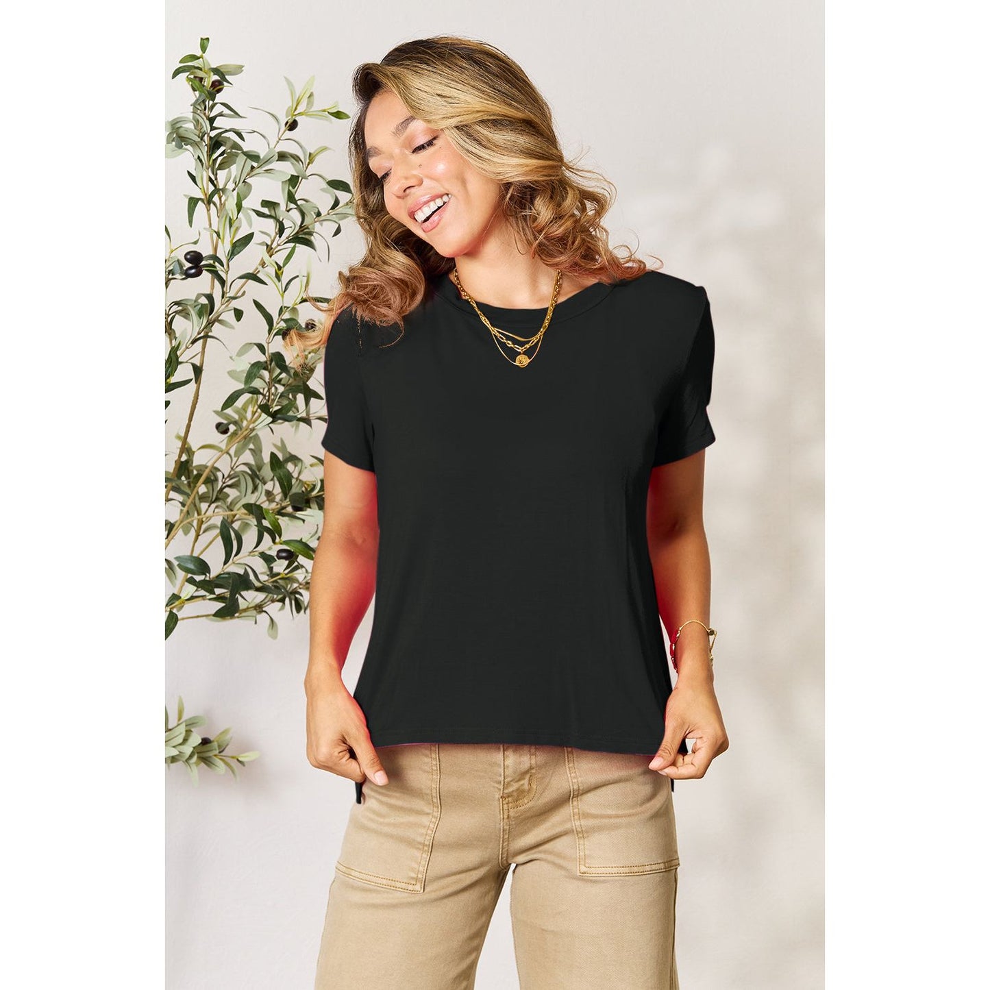 Basic Bae Full Size Round Neck Short Sleeve T-Shirt