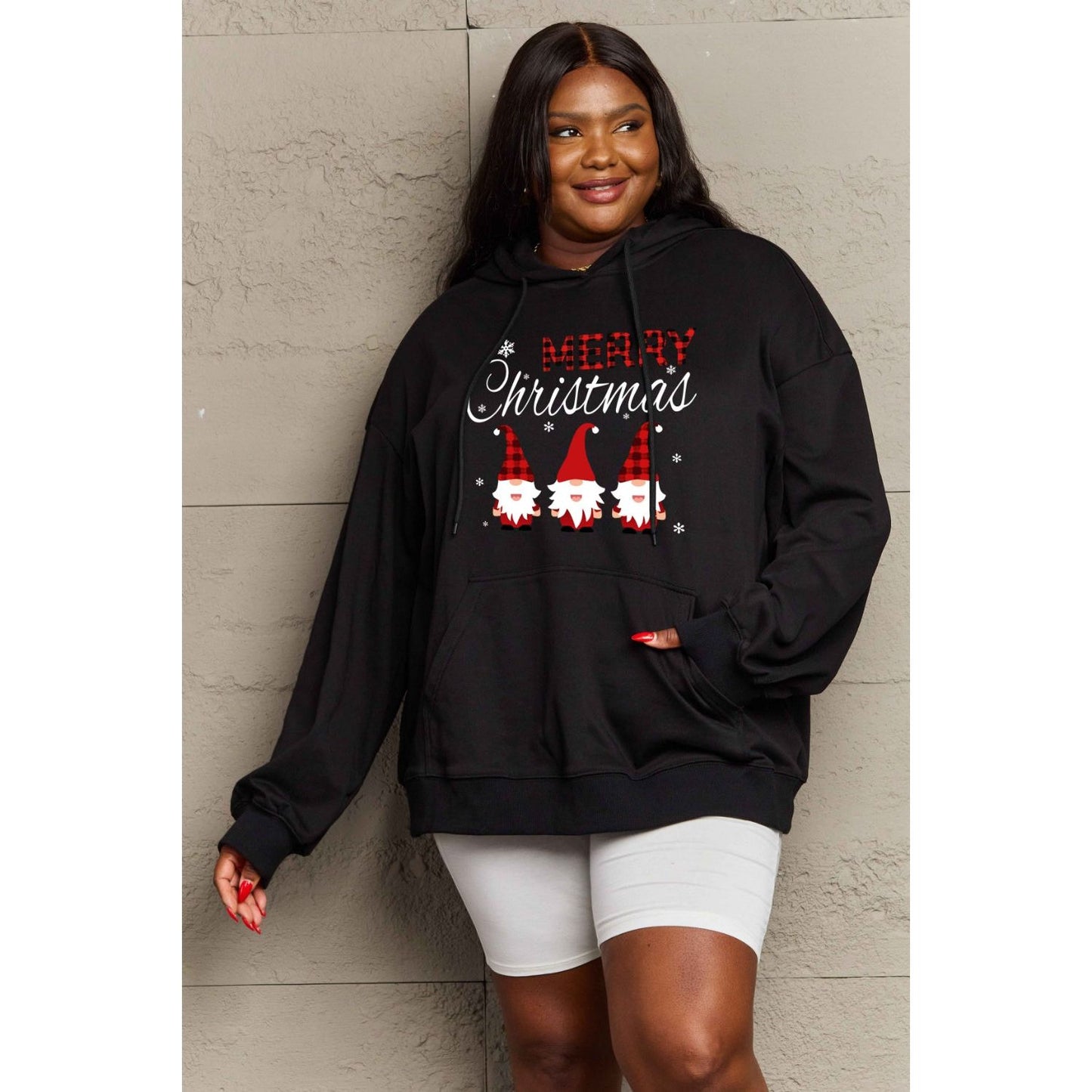 Simply Love Full Size MERRY CHRISTMAS Graphic Hoodie