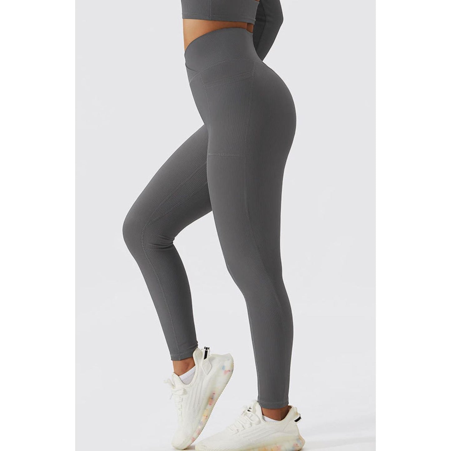 Basic Bae Crossover Waist Active Leggings