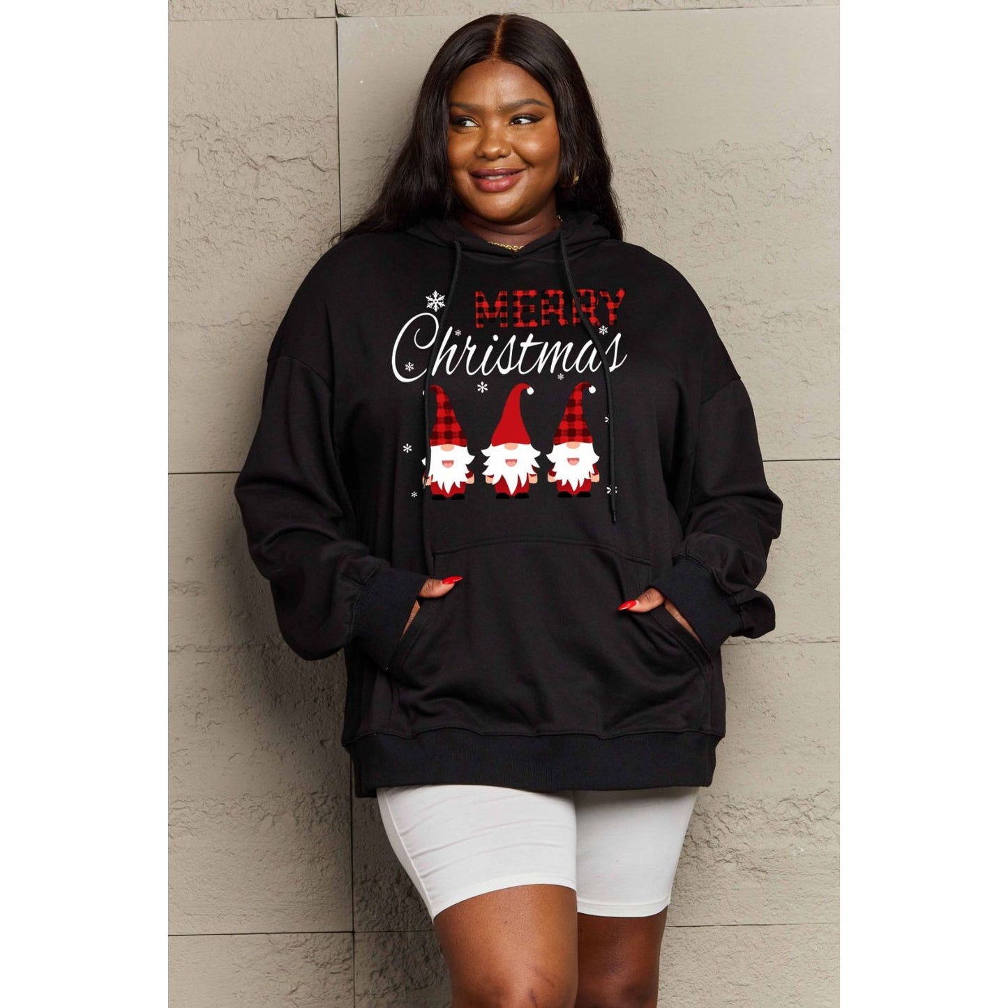 Simply Love Full Size MERRY CHRISTMAS Graphic Hoodie