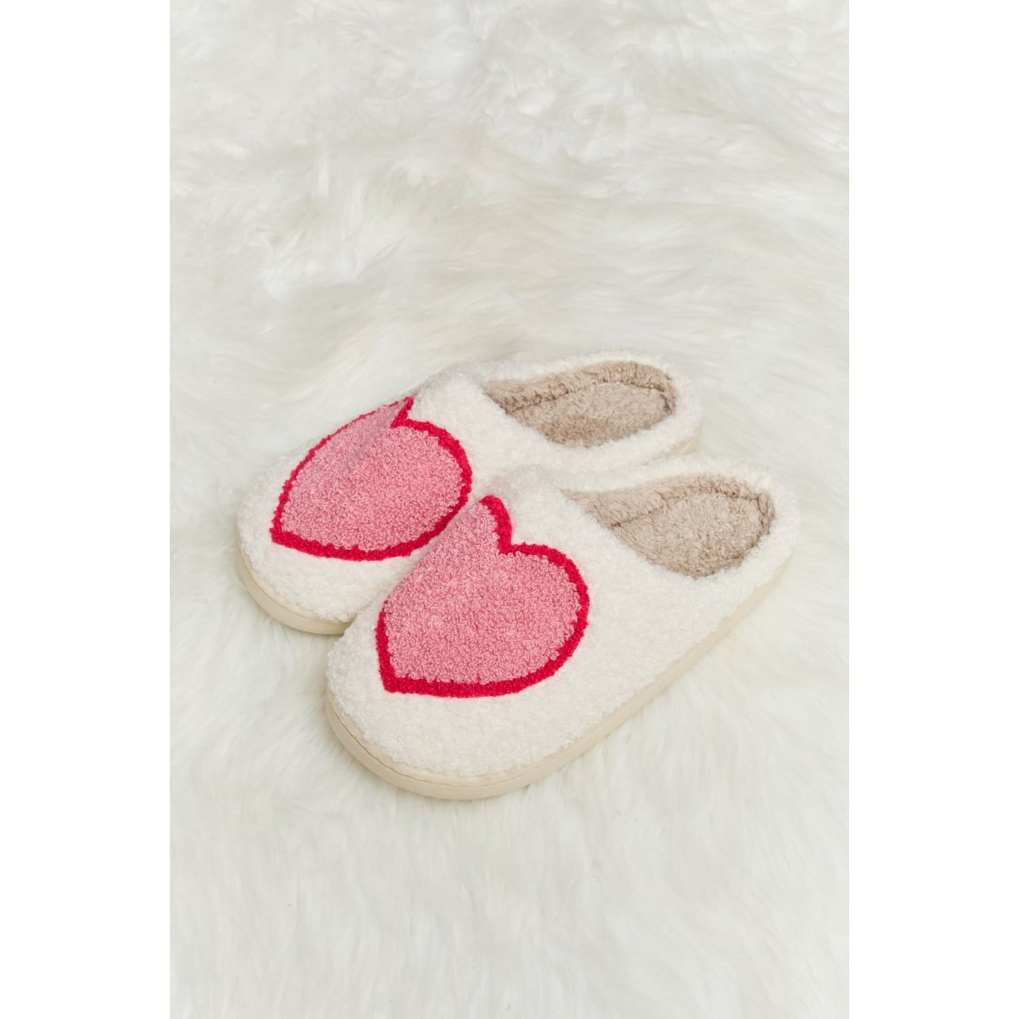 Melody Printed Plush Slide Slippers