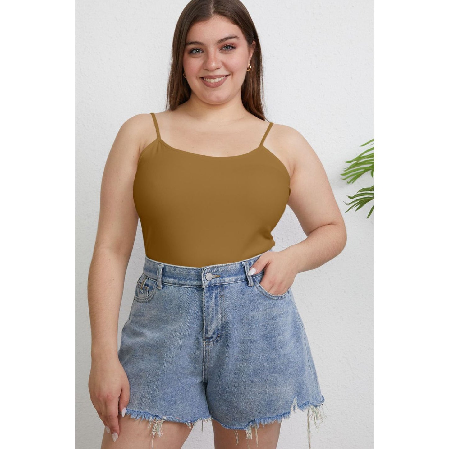 Basic Bae Full Size Round Neck Slim Cami