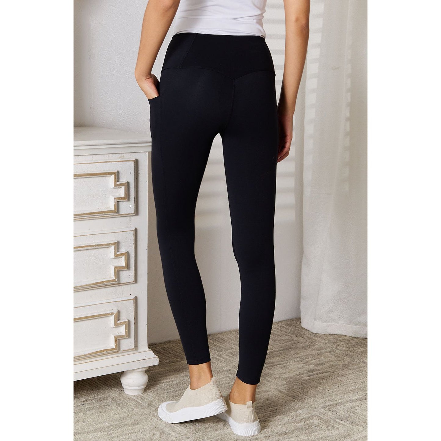 Basic Bae Wide Waistband Sports Leggings