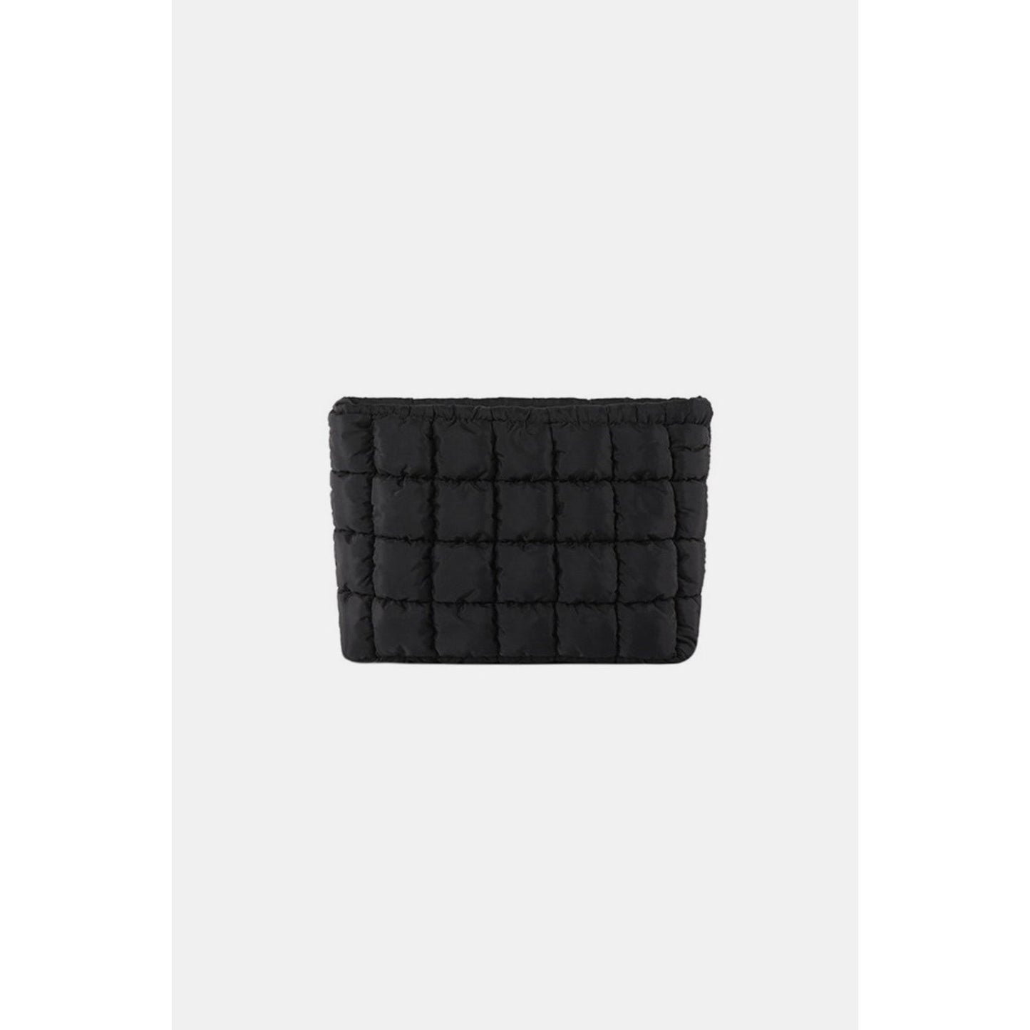 Zenana Quilted Puffy Pouch Clutch Bag