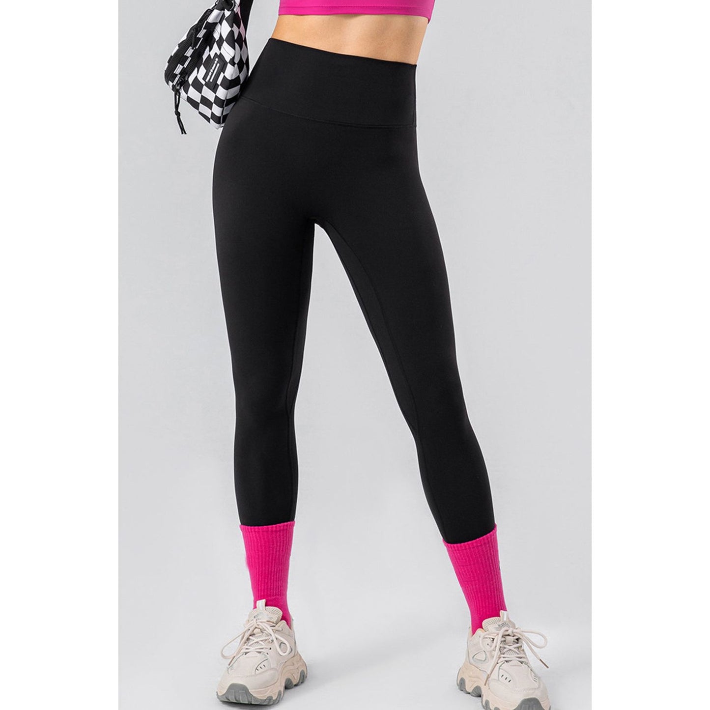 High Waist Wide Waistband Active Leggings