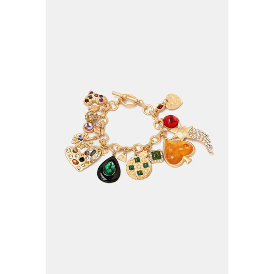 Multi Charm Resin Bracelet