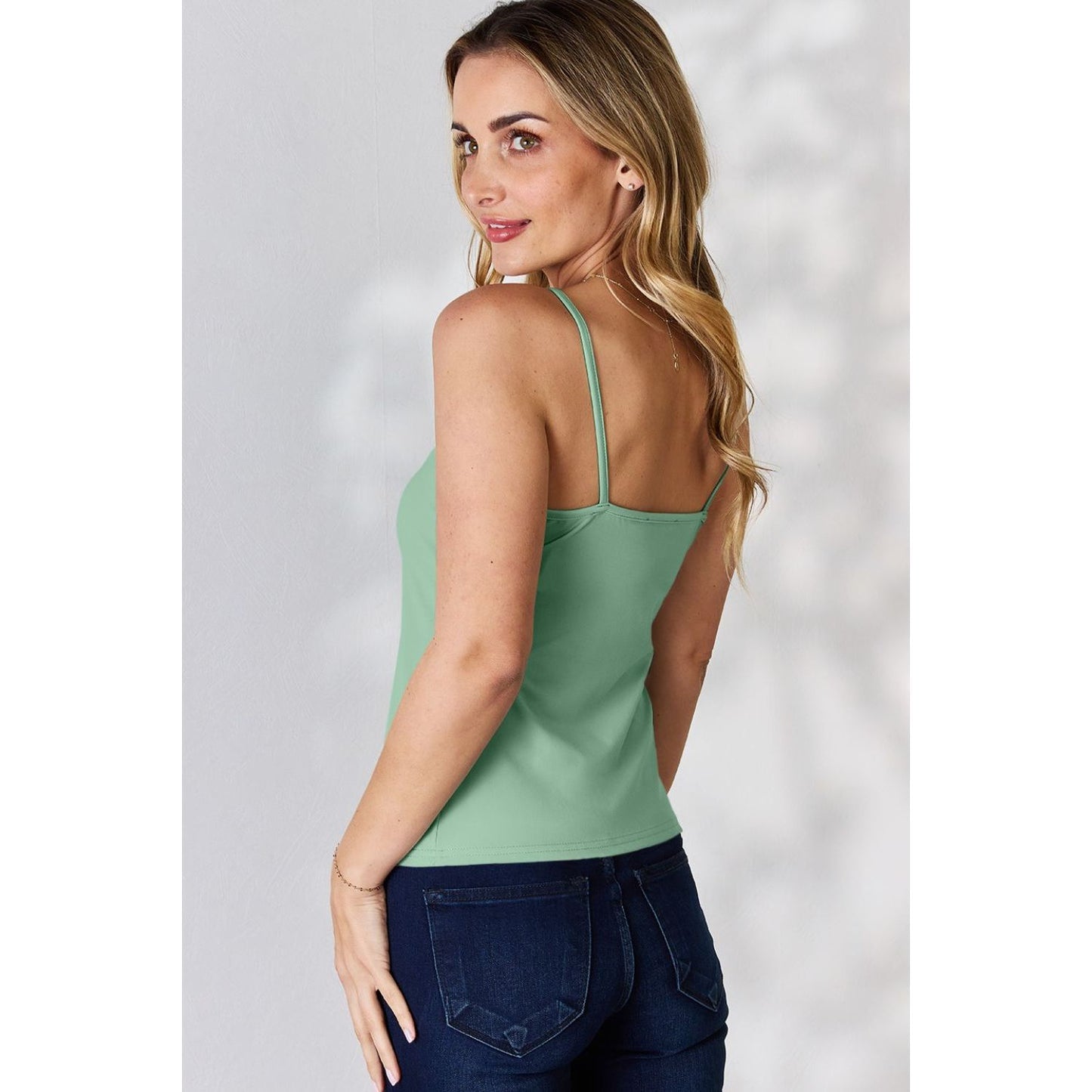 Basic Bae Full Size Round Neck Slim Cami