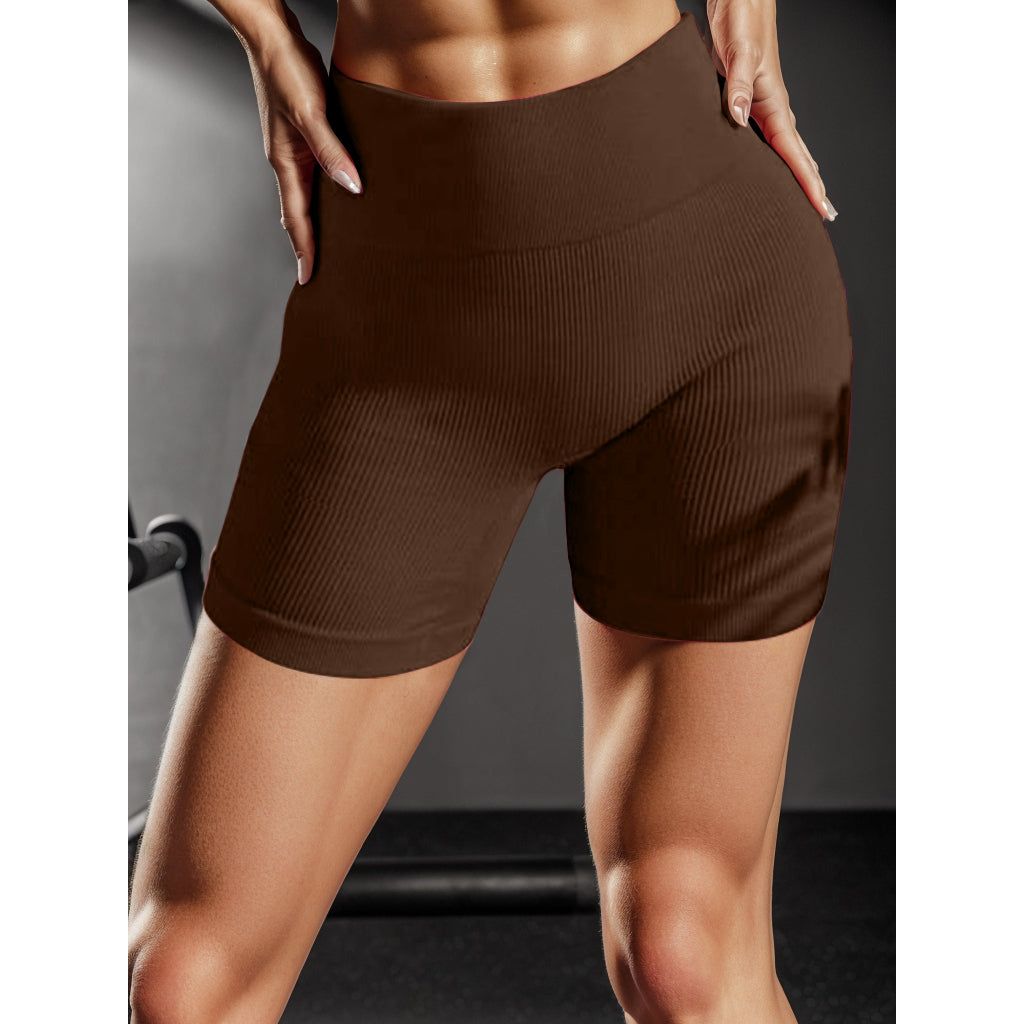 High Waist Active Shorts