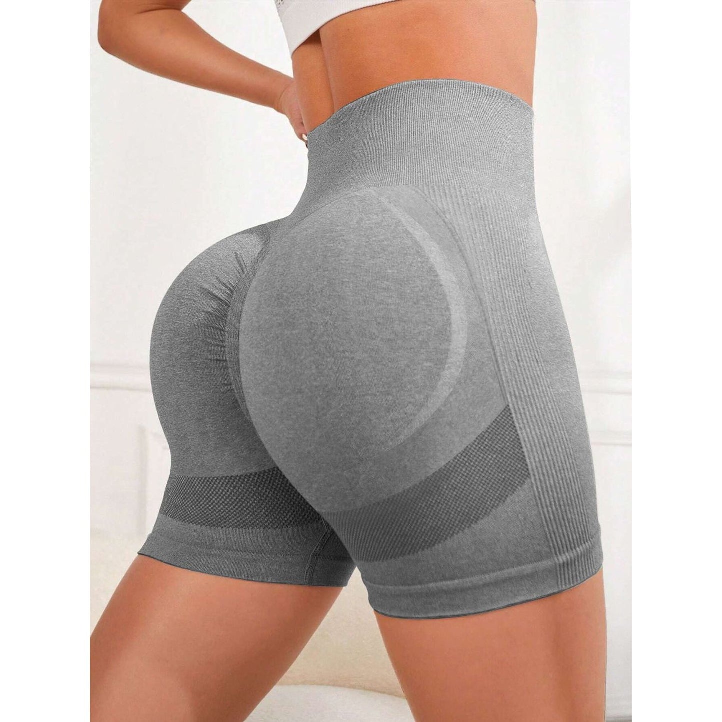 High Waist Active Shorts