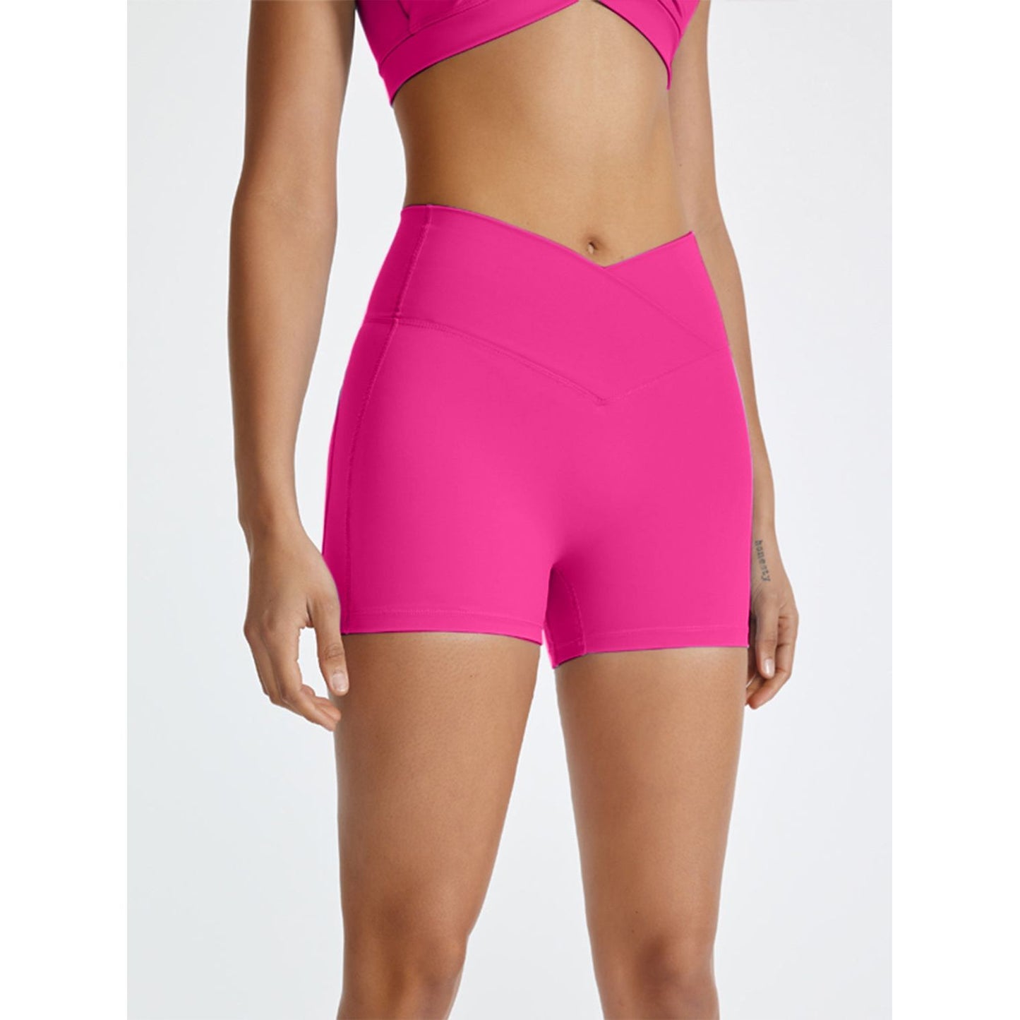 High Waist Active Shorts