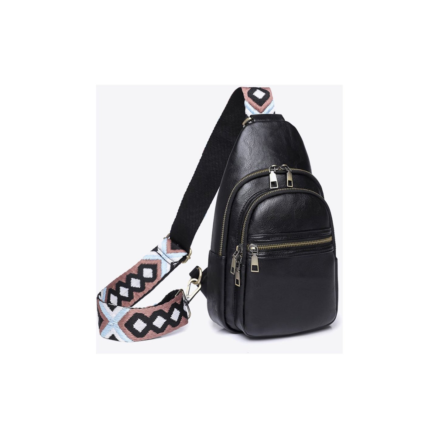 Adored It's Your Time PU Leather Sling Bag