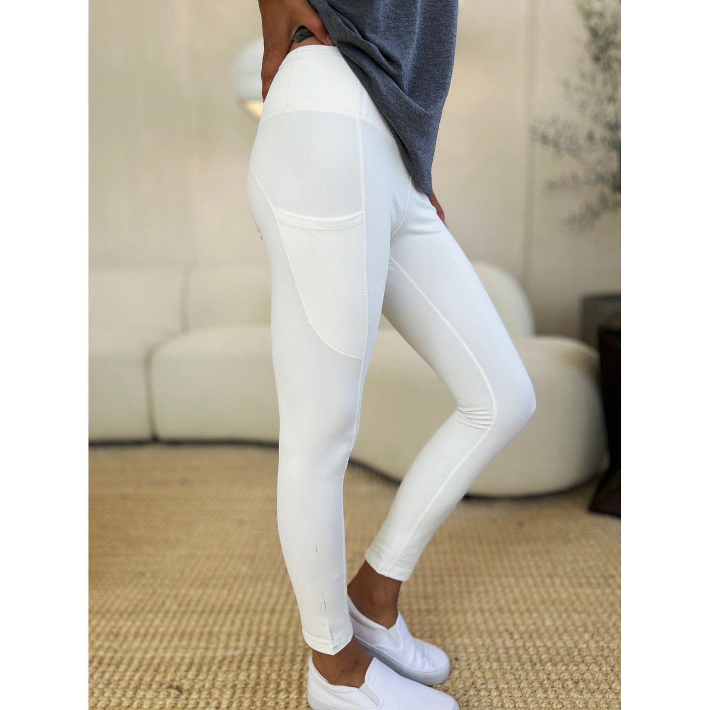 Wide Waistband Sports Leggings