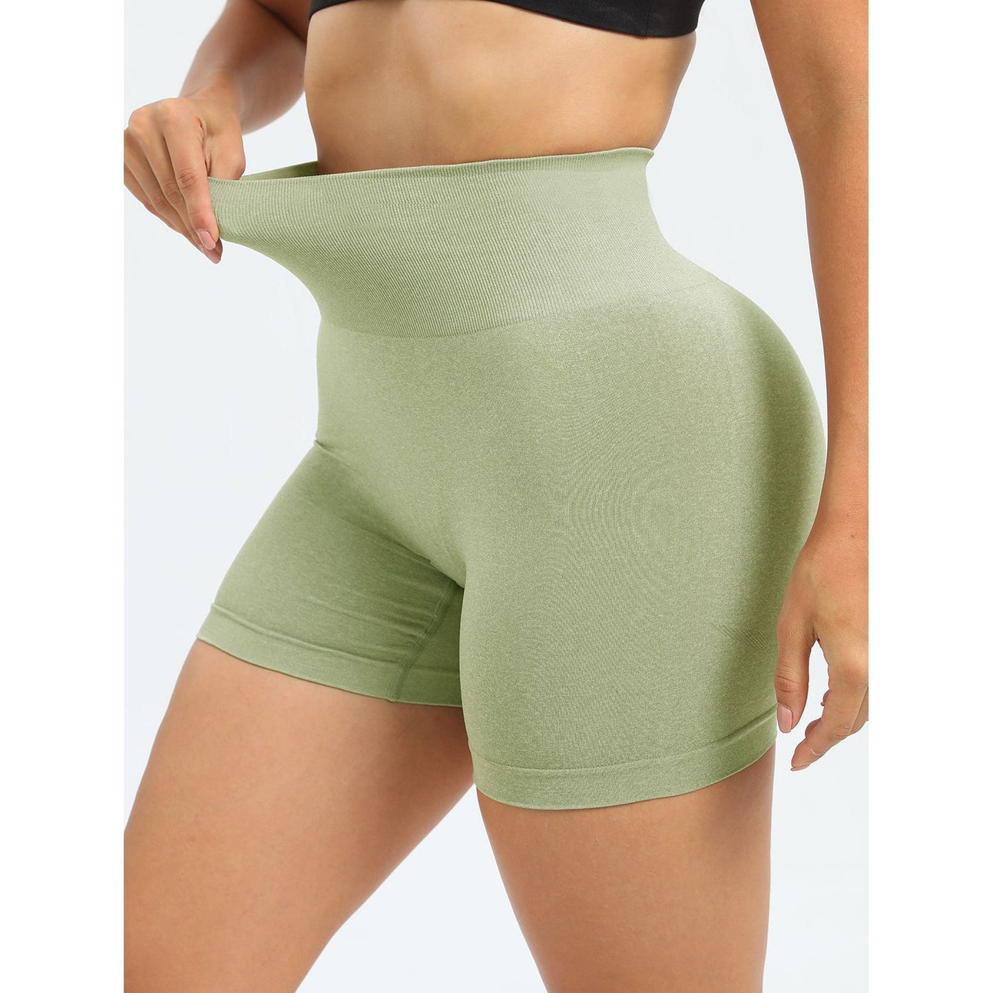 High Waist Active Shorts