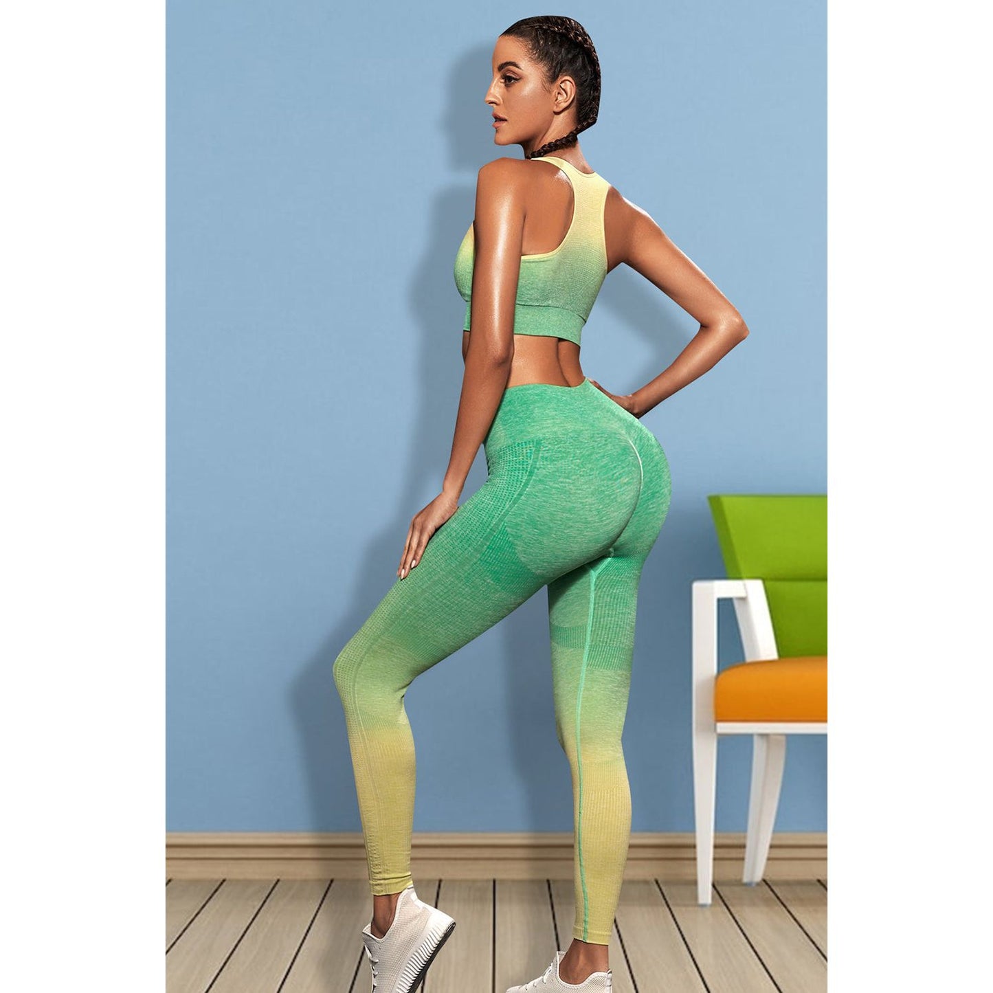 Gradient Sports Tank and Leggings Set