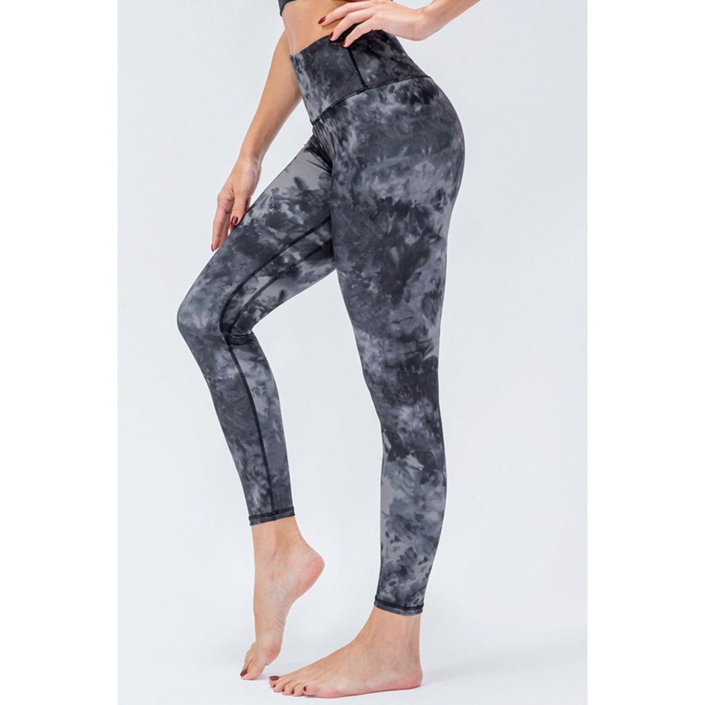 Wide Waistband Slim Fit Active Leggings