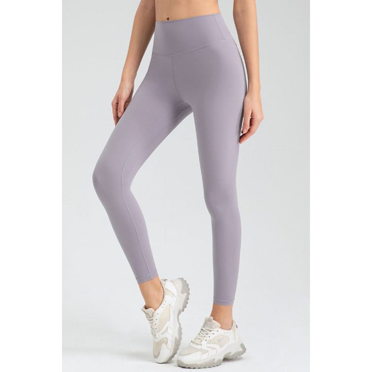 Wide Waistband Slim Fit Active Leggings