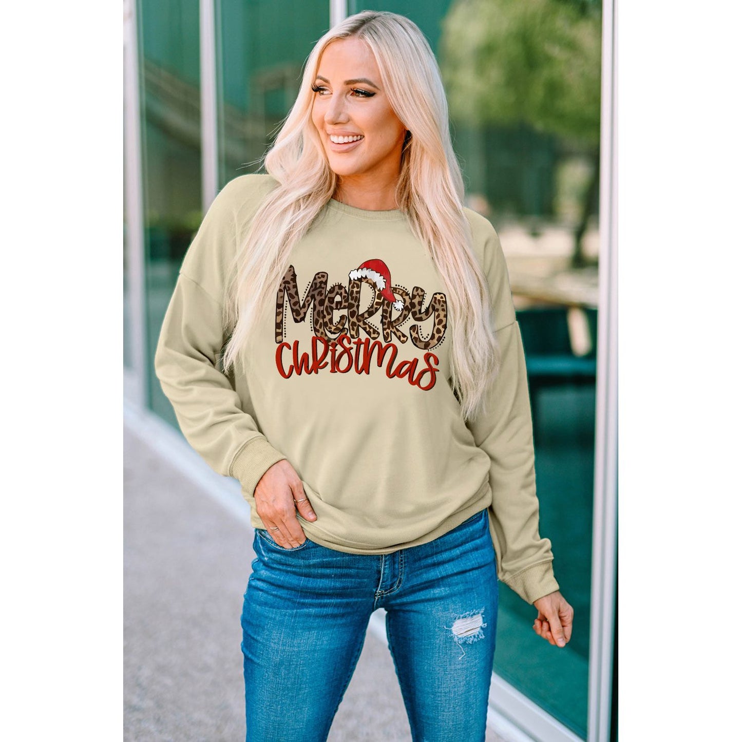 MERRY CHRISTMAS Graphic Sweatshirt