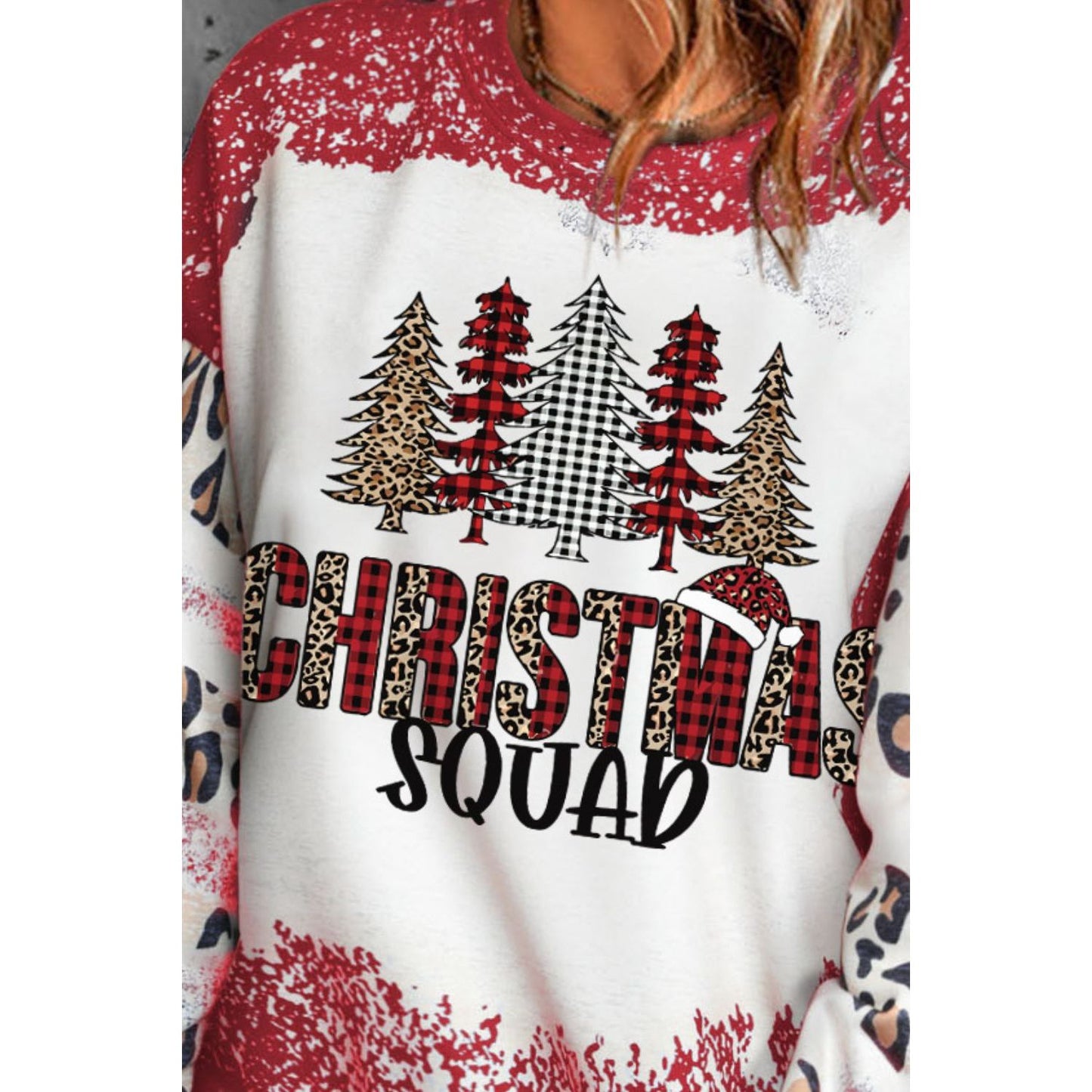 Christmas Tree Graphic Sweatshirt