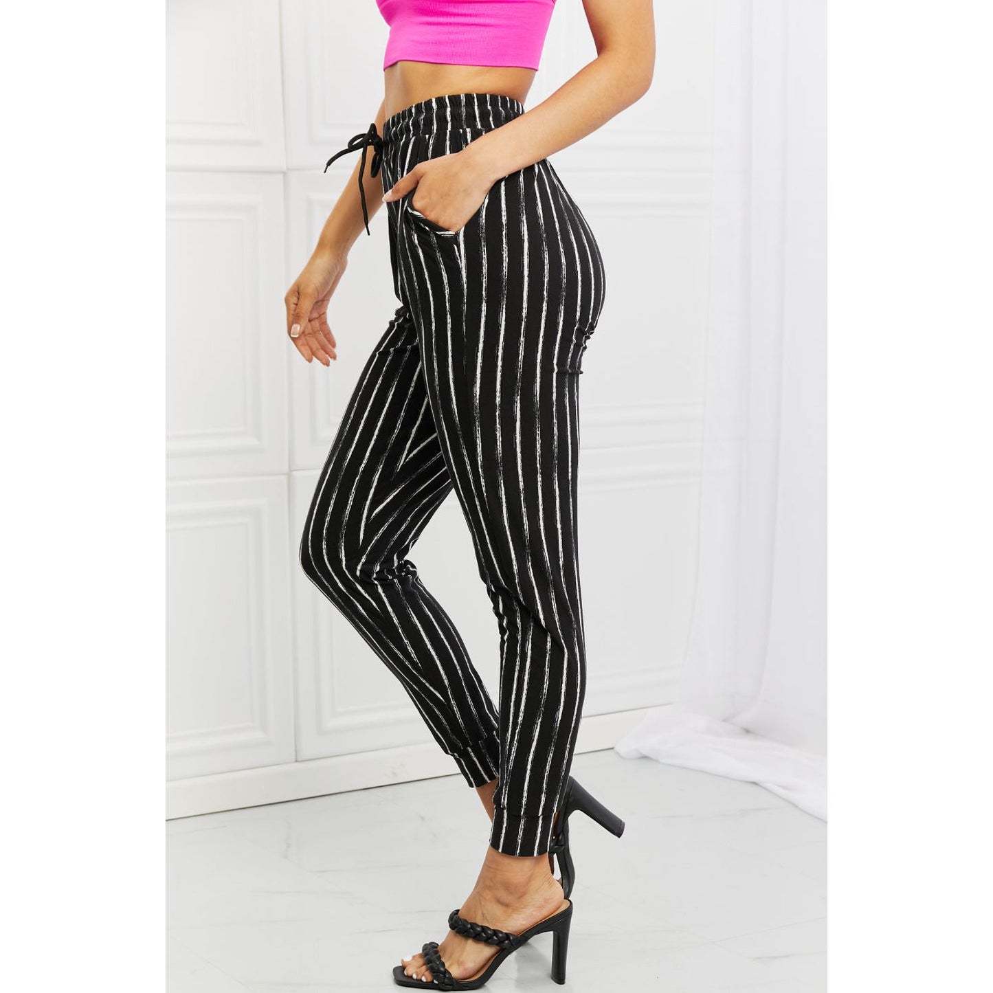 Leggings Depot Stay In Full Size Joggers