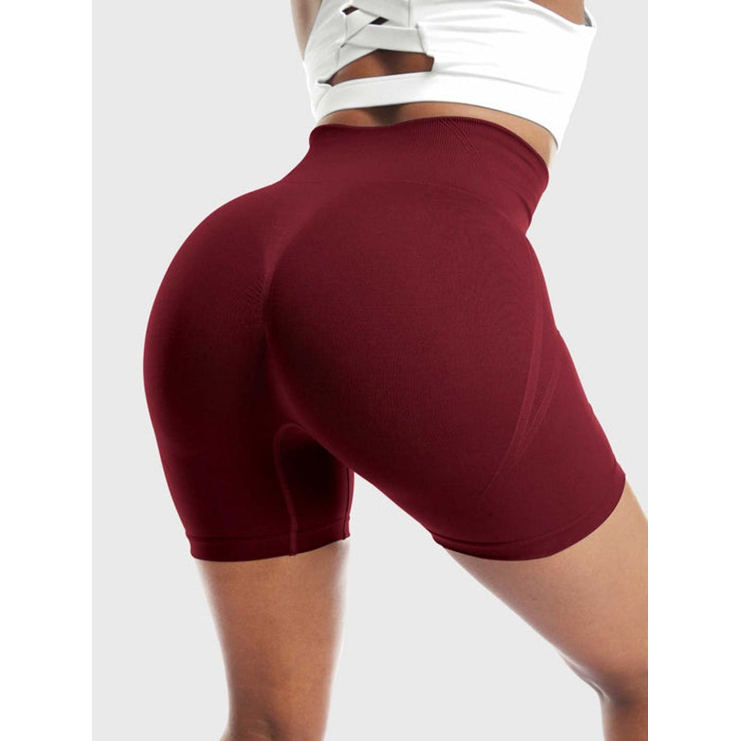 High Waist Active Shorts