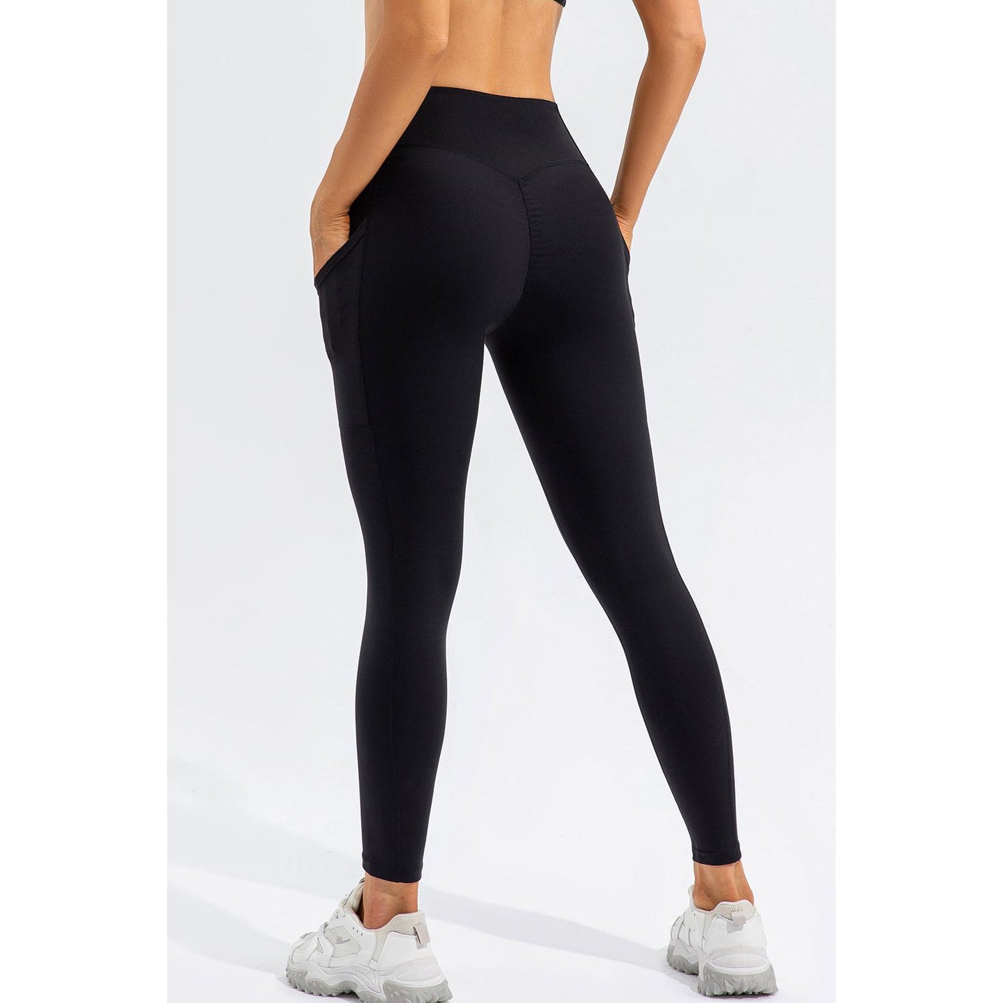 High Waist Active Leggings with Pockets