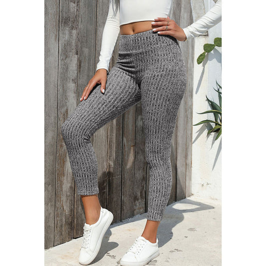 Ribbed High Waist Leggings