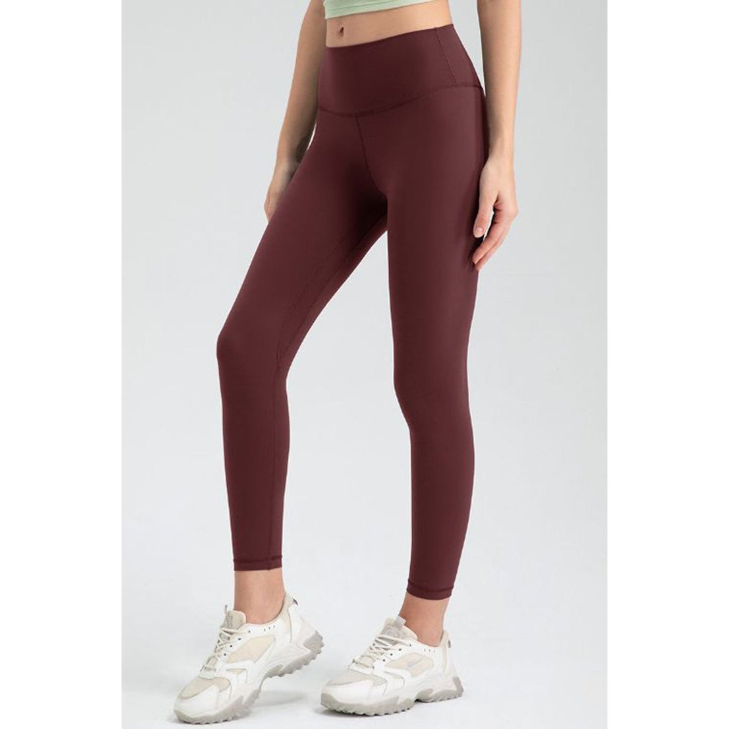 Wide Waistband Slim Fit Active Leggings