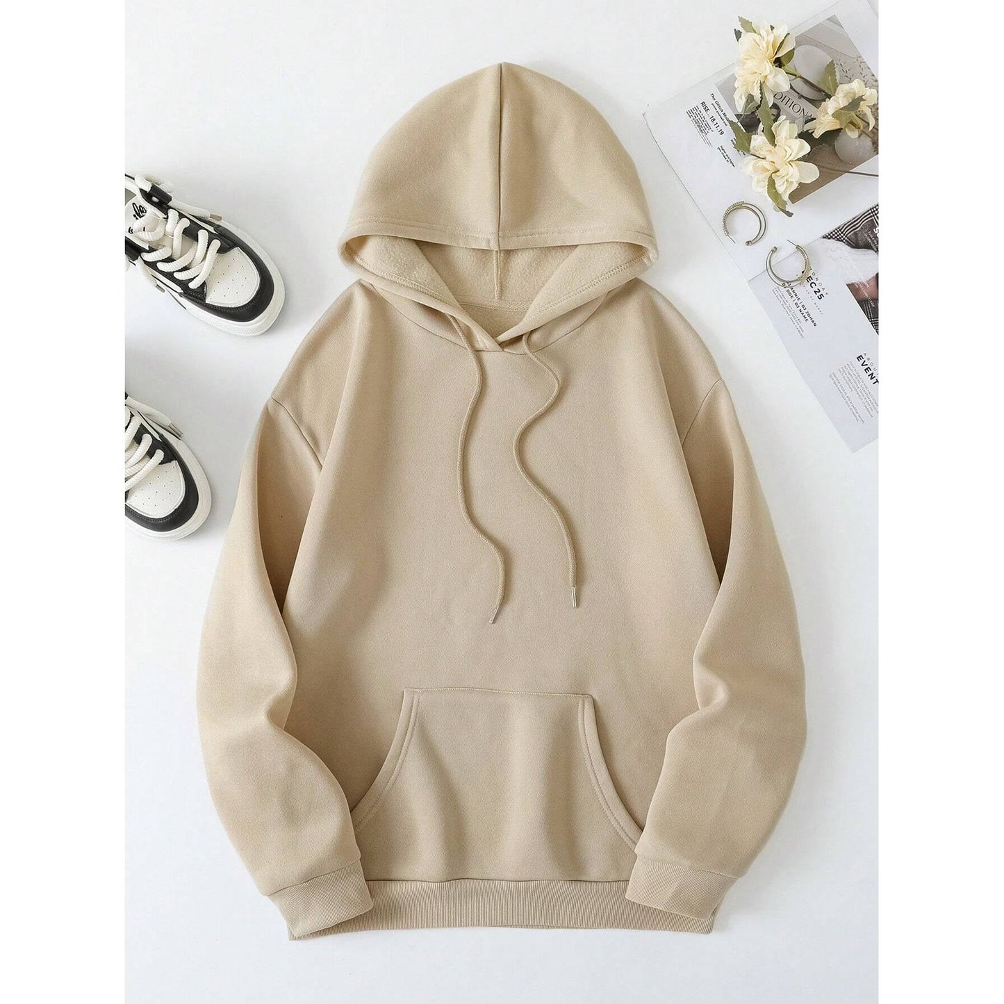 FAITH OVER FEAR Dropped Shoulder Hoodie