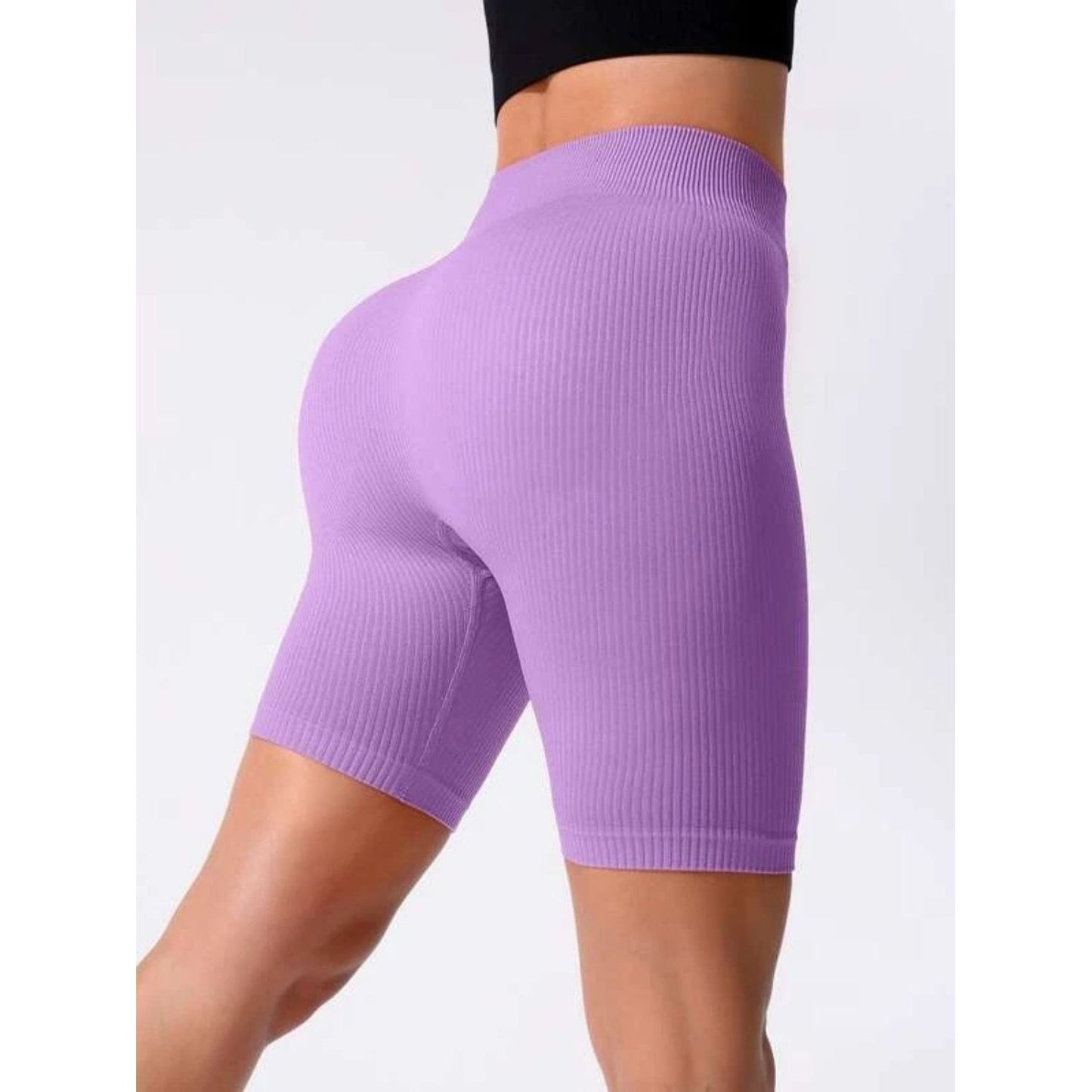 High Waist Active Shorts