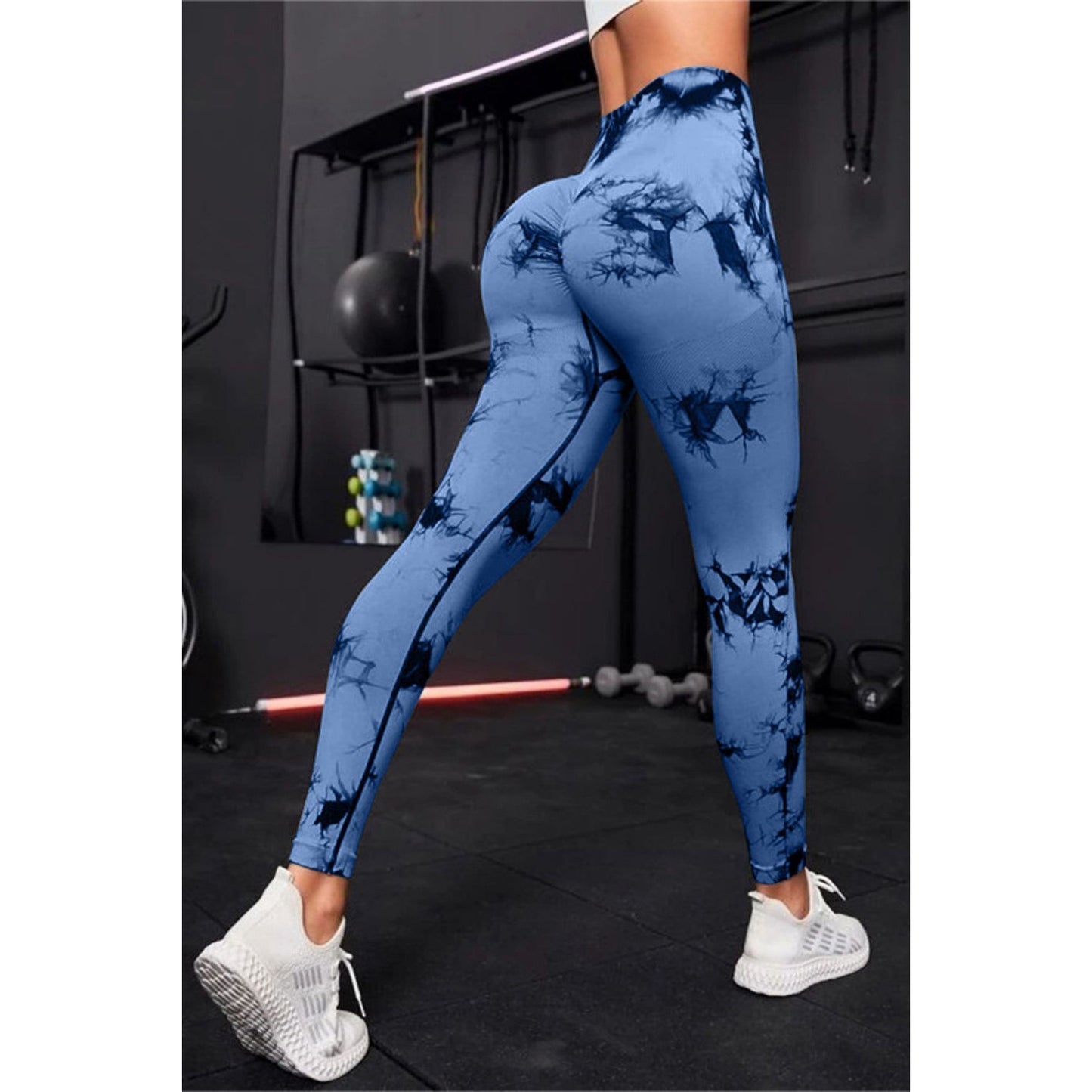 Printed High Waist Active Pants