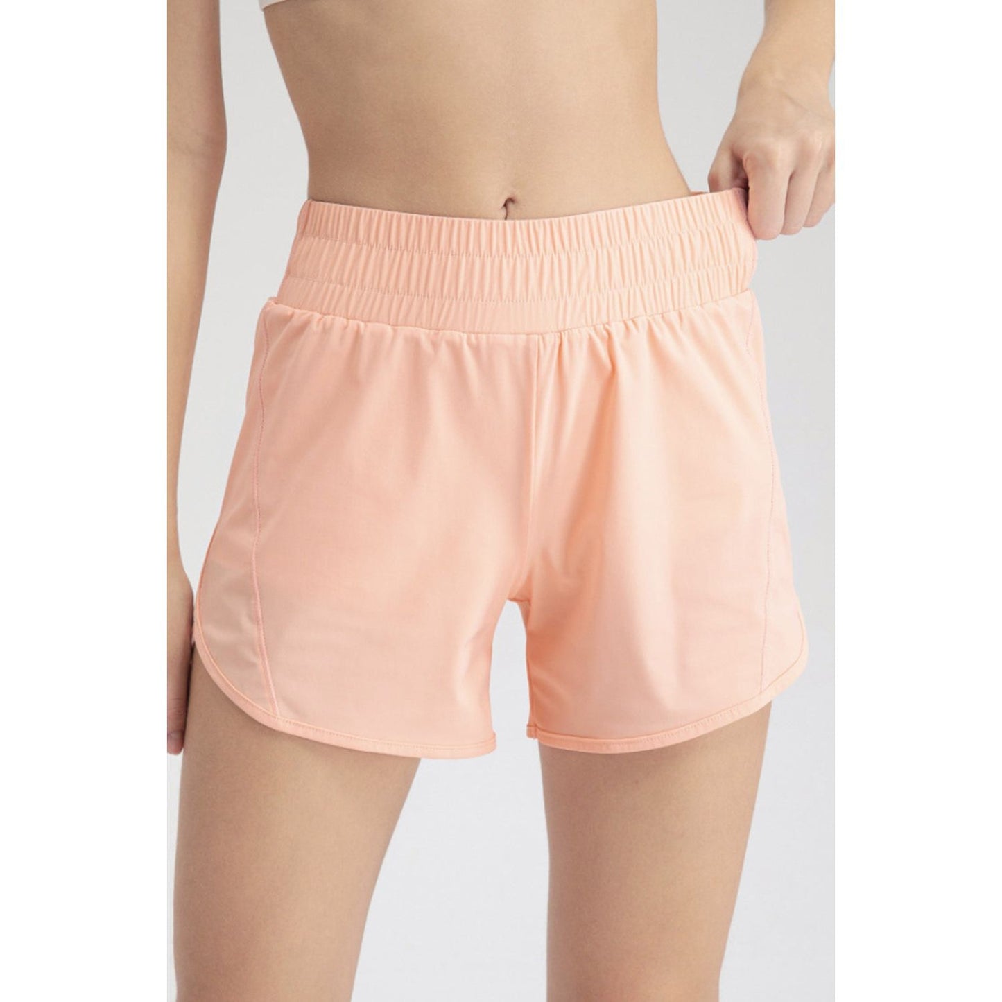 Elastic Waist Active Shorts