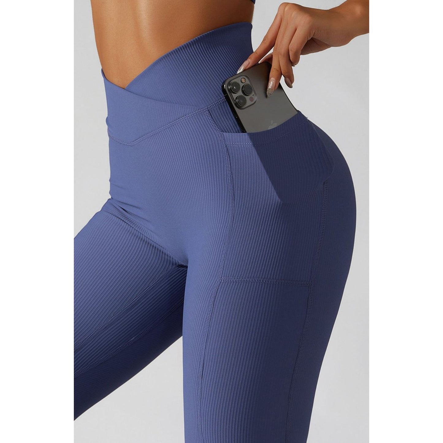 Basic Bae Crossover Waist Active Leggings