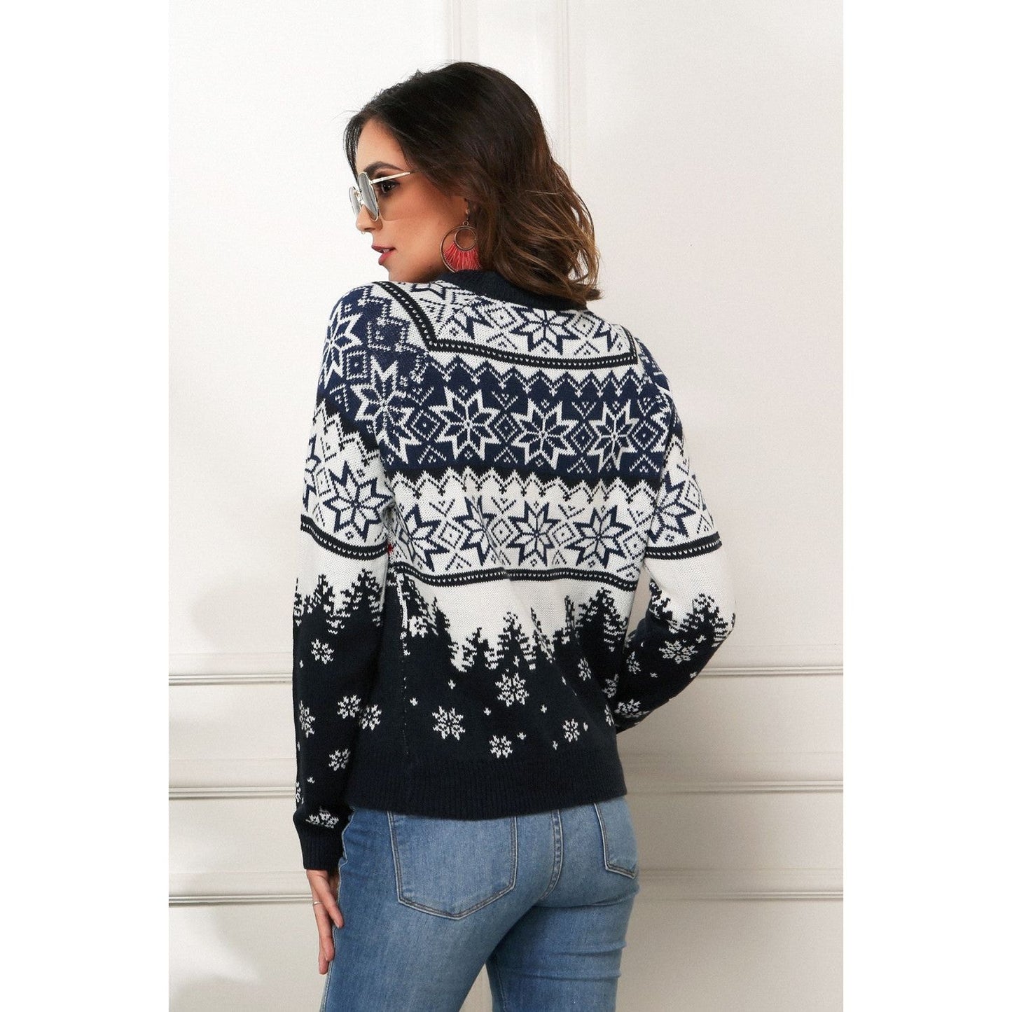 HAPPY Christmas Raglan Sleeve Sweater