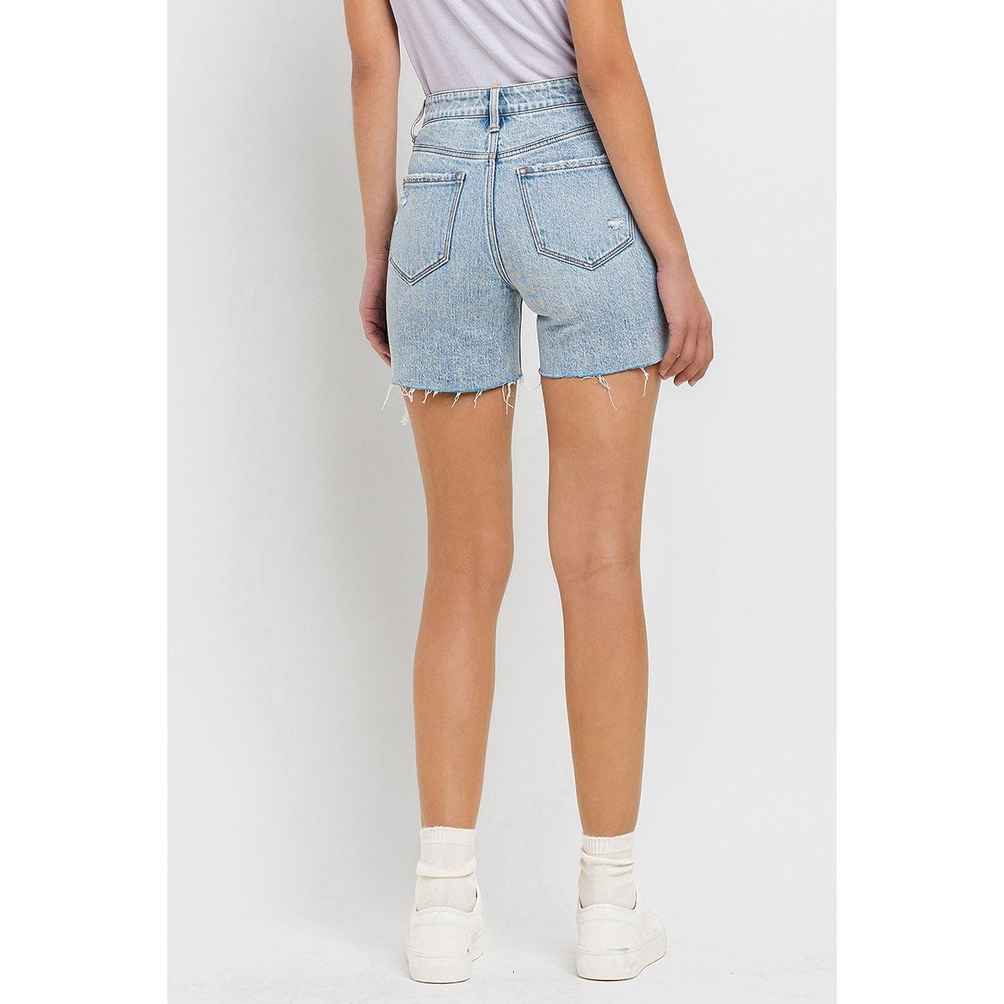 Vervet by Flying Monkey High Rise Denim Shorts