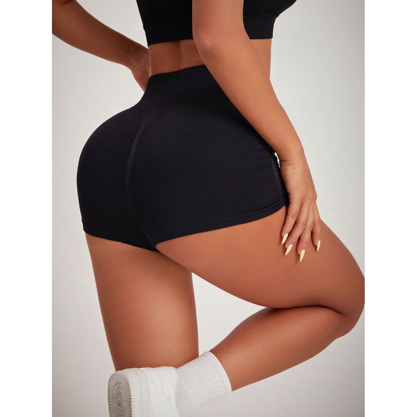 High Waist Active Shorts