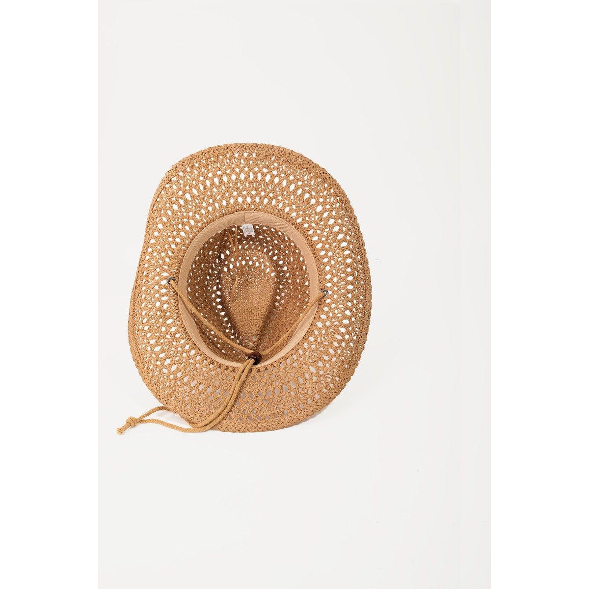 Fame Rope Strap Straw Braided Hat