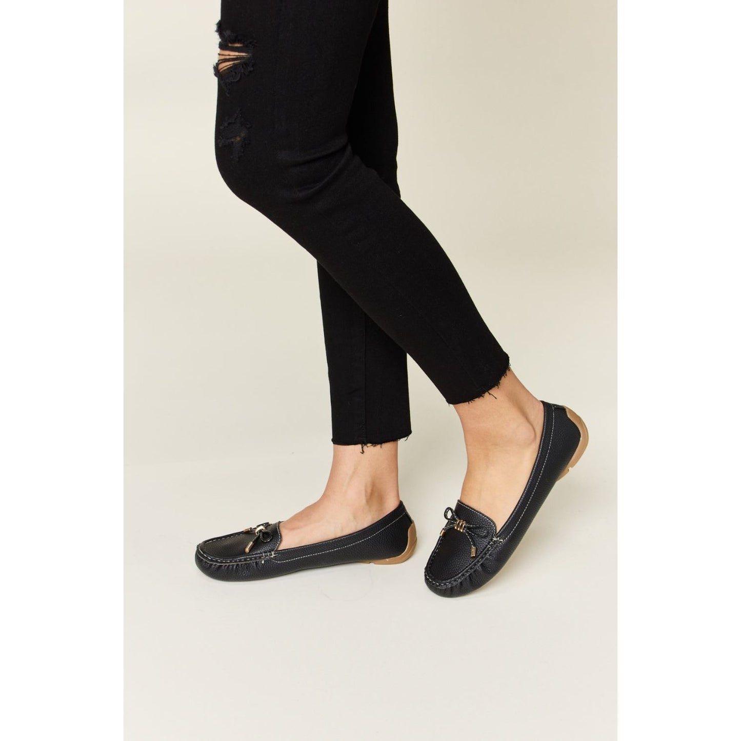 Forever Link Slip On Bow Flats Loafers