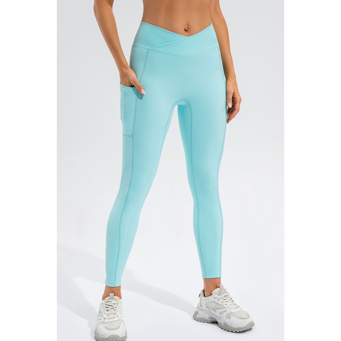 High Waist Active Leggings with Pockets