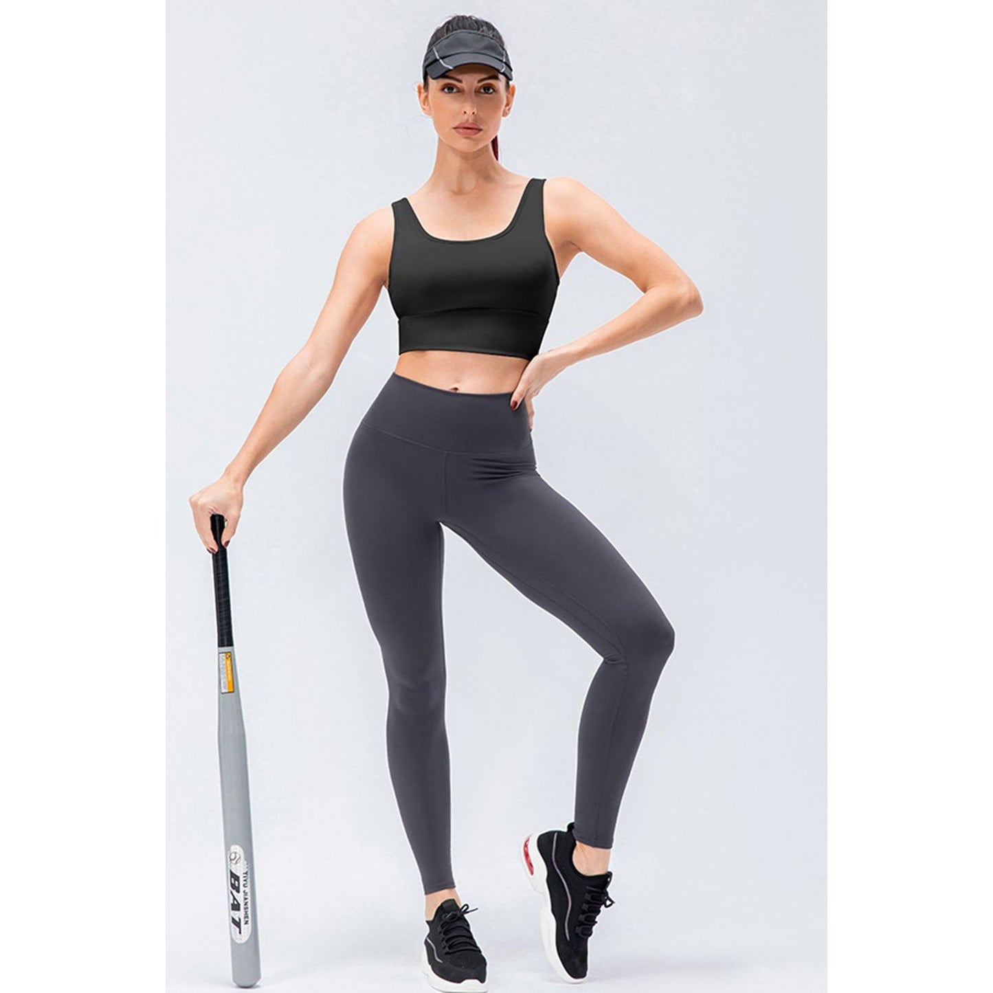 Wide Waistband Slim Fit Active Leggings