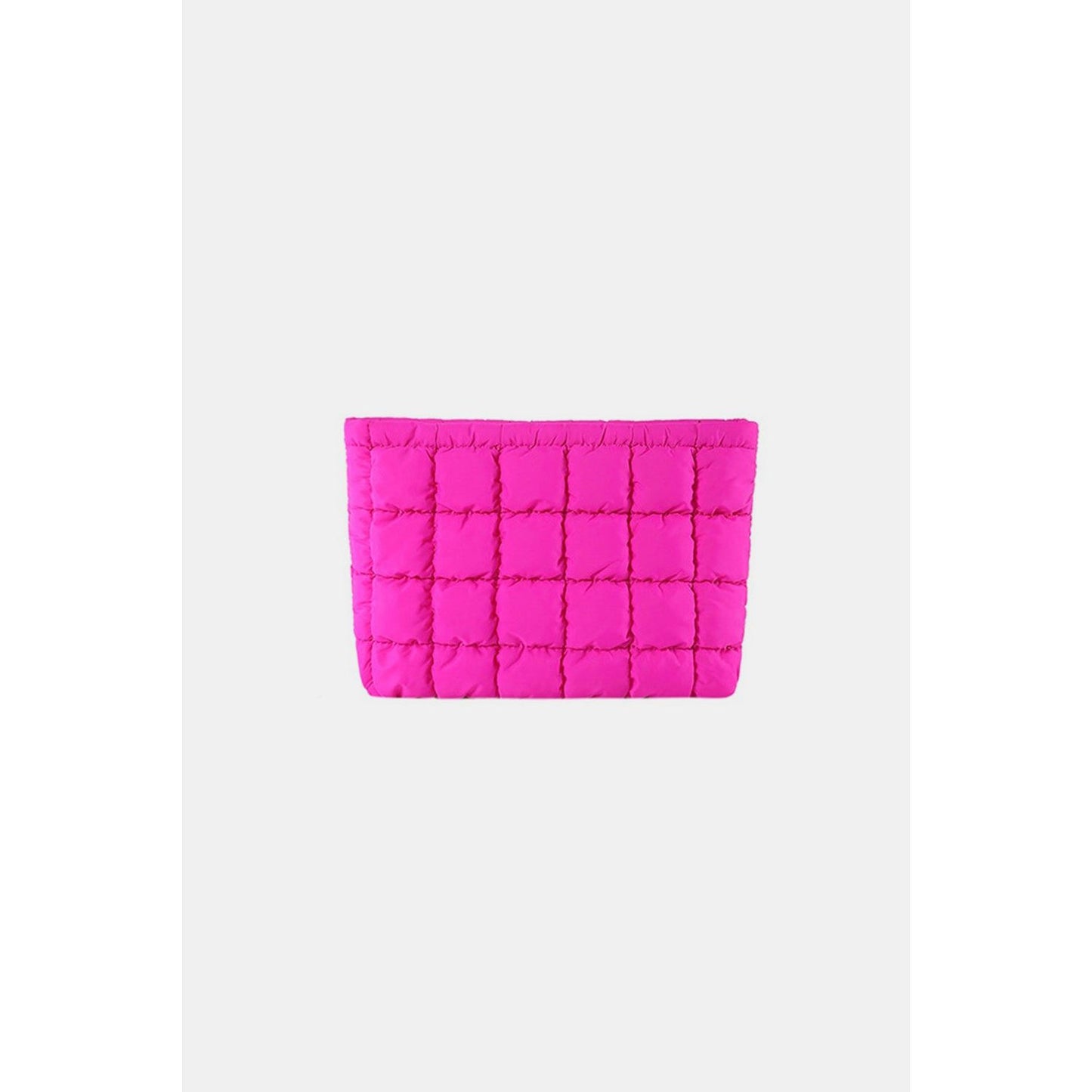 Zenana Quilted Puffy Pouch Clutch Bag