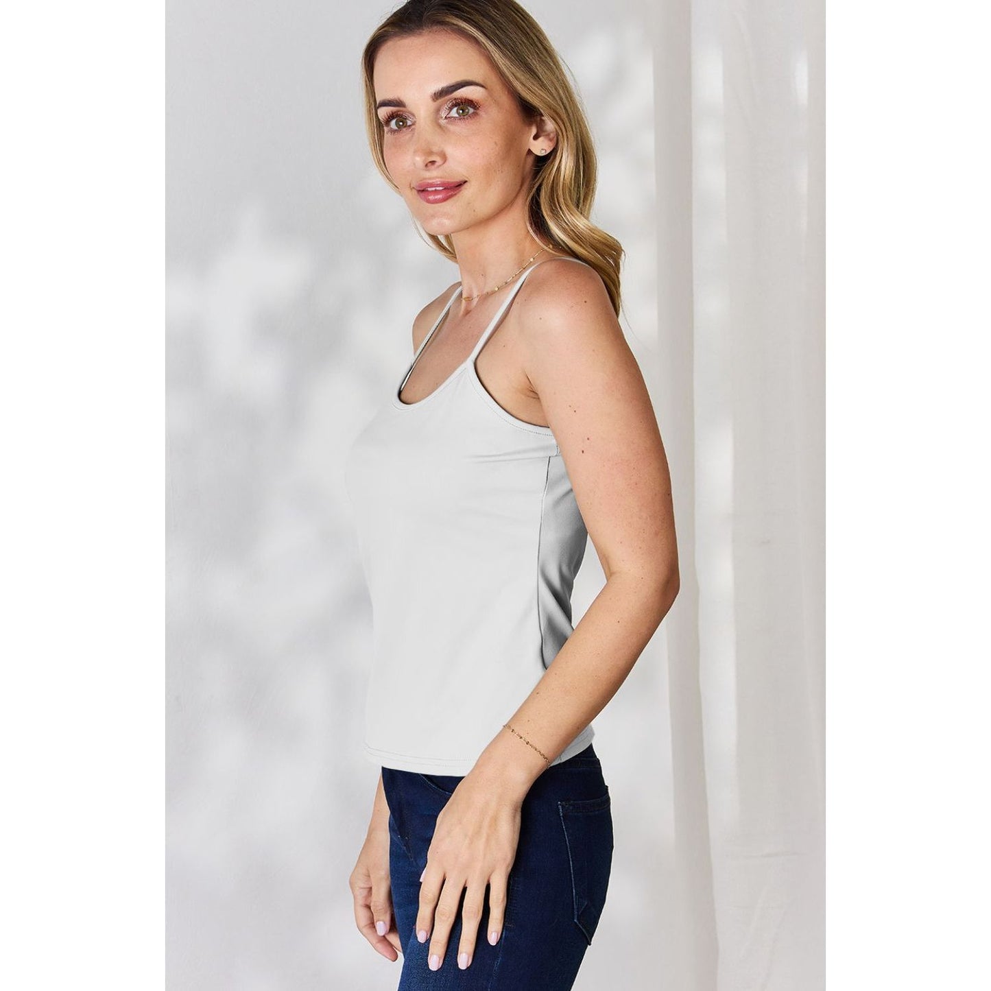 Basic Bae Full Size Round Neck Slim Cami